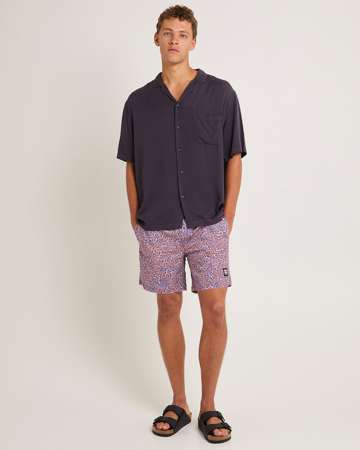 Reckoner Short Sleeve Resort Shirt DUSTY BLACK