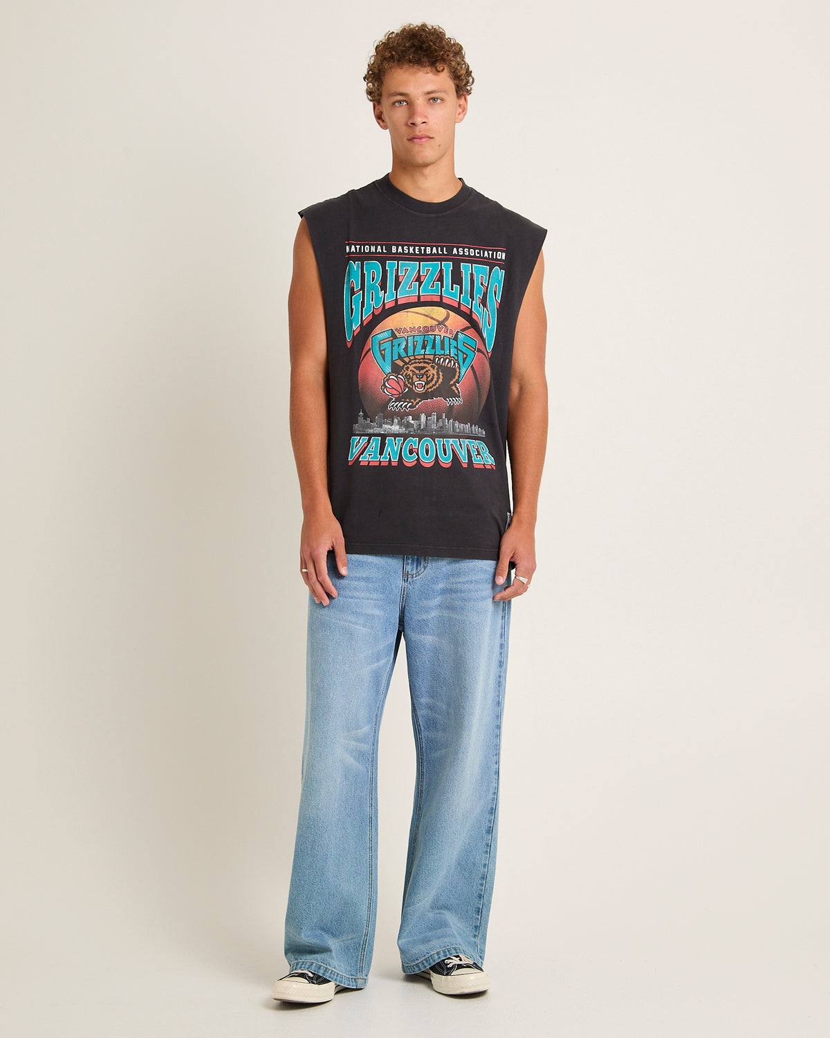 Champions Muscle Tee Vancouver Grizzlies OVERDYED BLACK