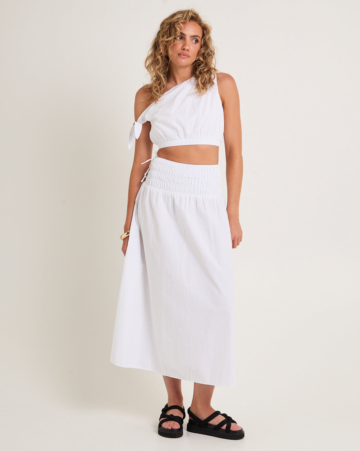 Raelyn Off Shoulder Top WHITE