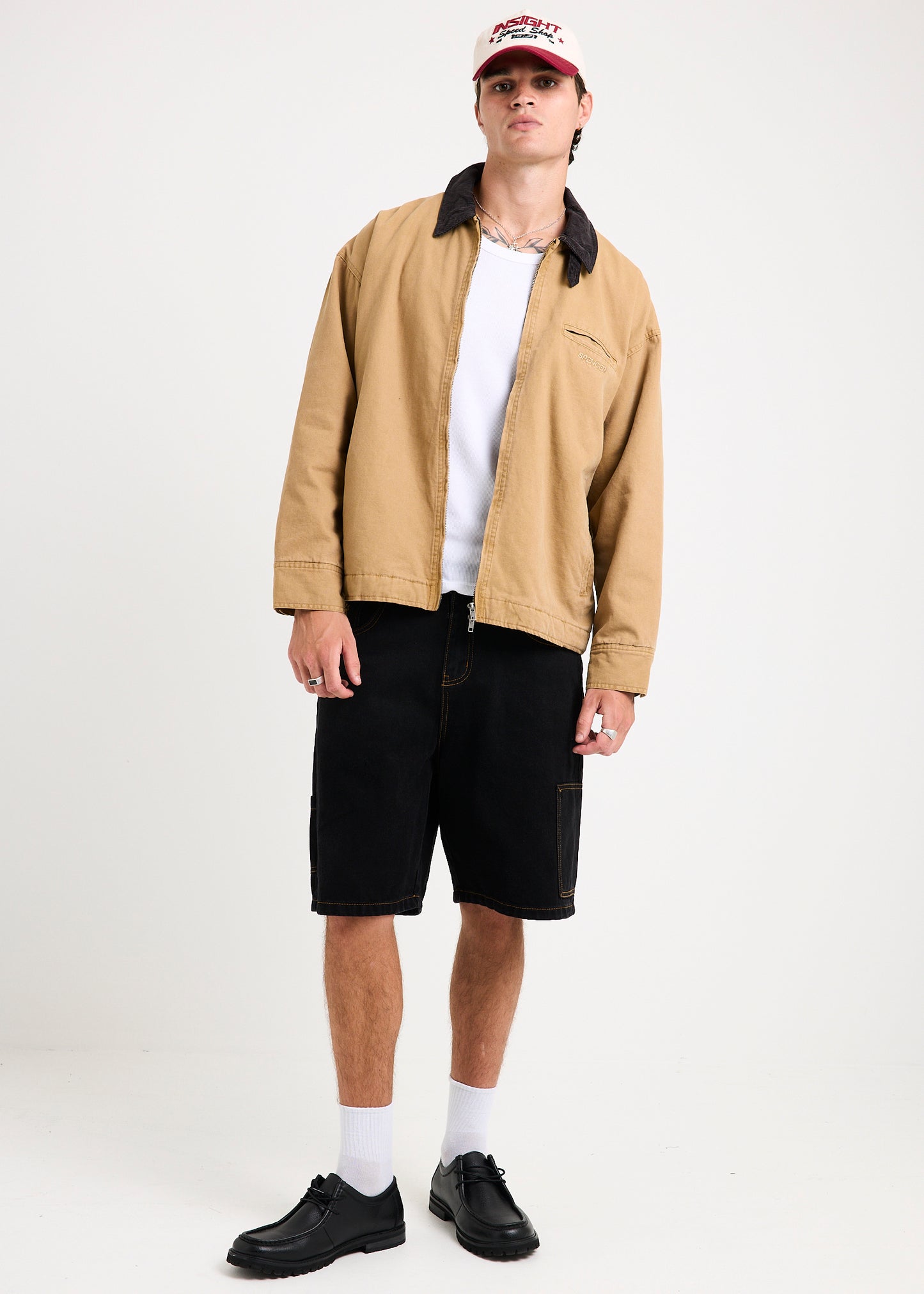 Scorched Harper Denim Baggy Fit Carpenter Shorts