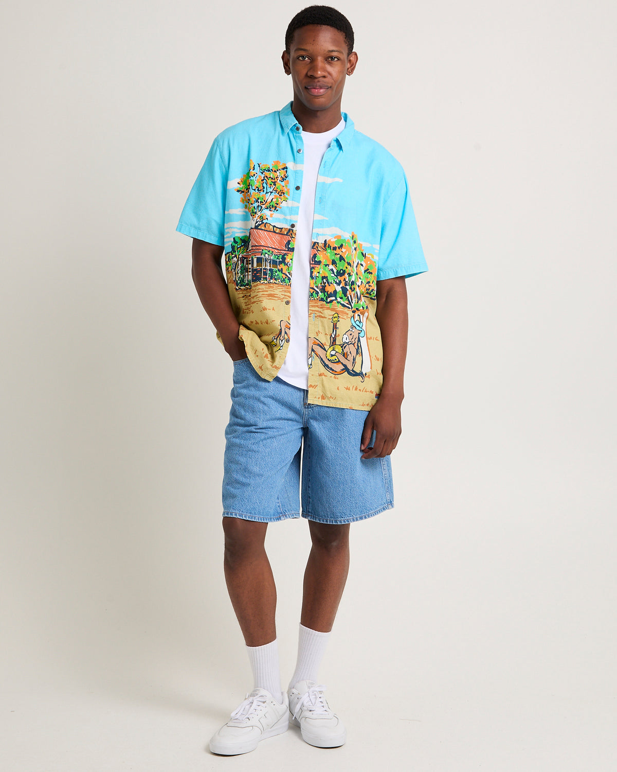 Wrangler x Better Beer Under The Shade Shirt MULTI