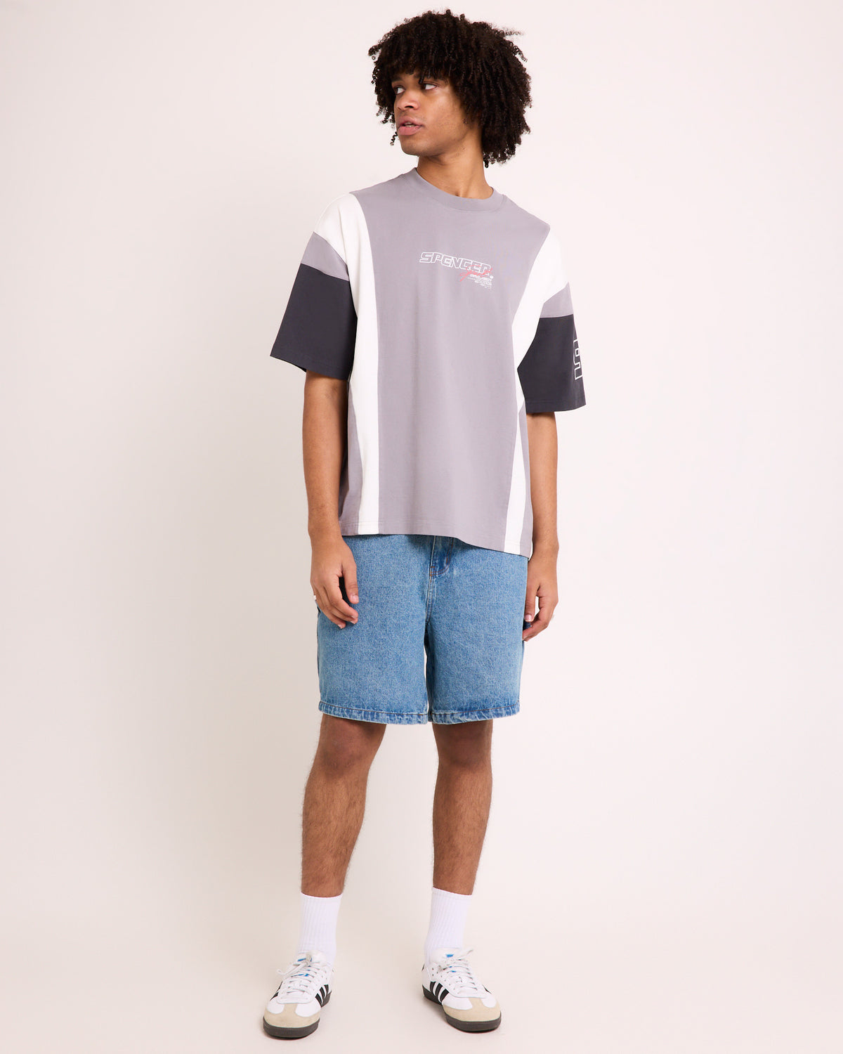 Oslo Carpenter Denim Shorts MID BLUE