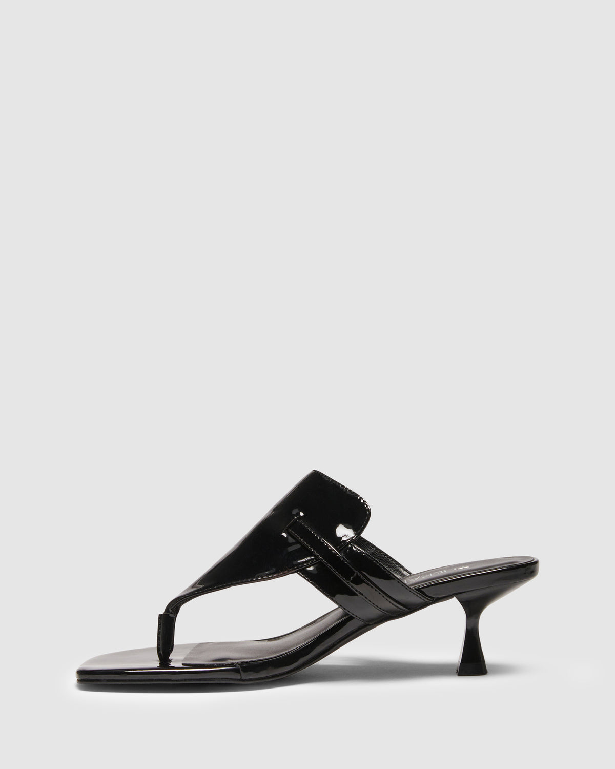 Locked Thong Heels BLACK