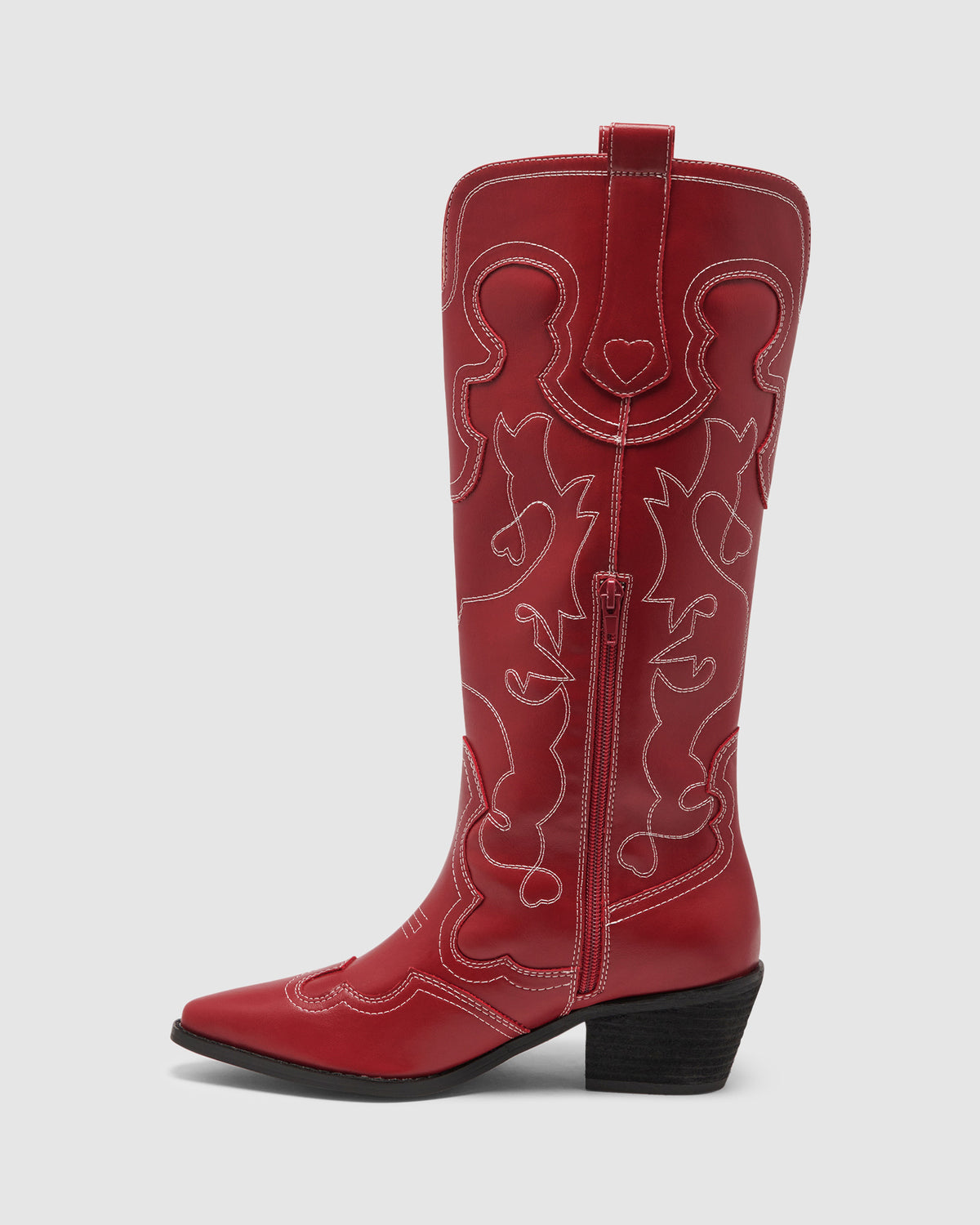 Malvin Western Boots CHERRY SMOOTH