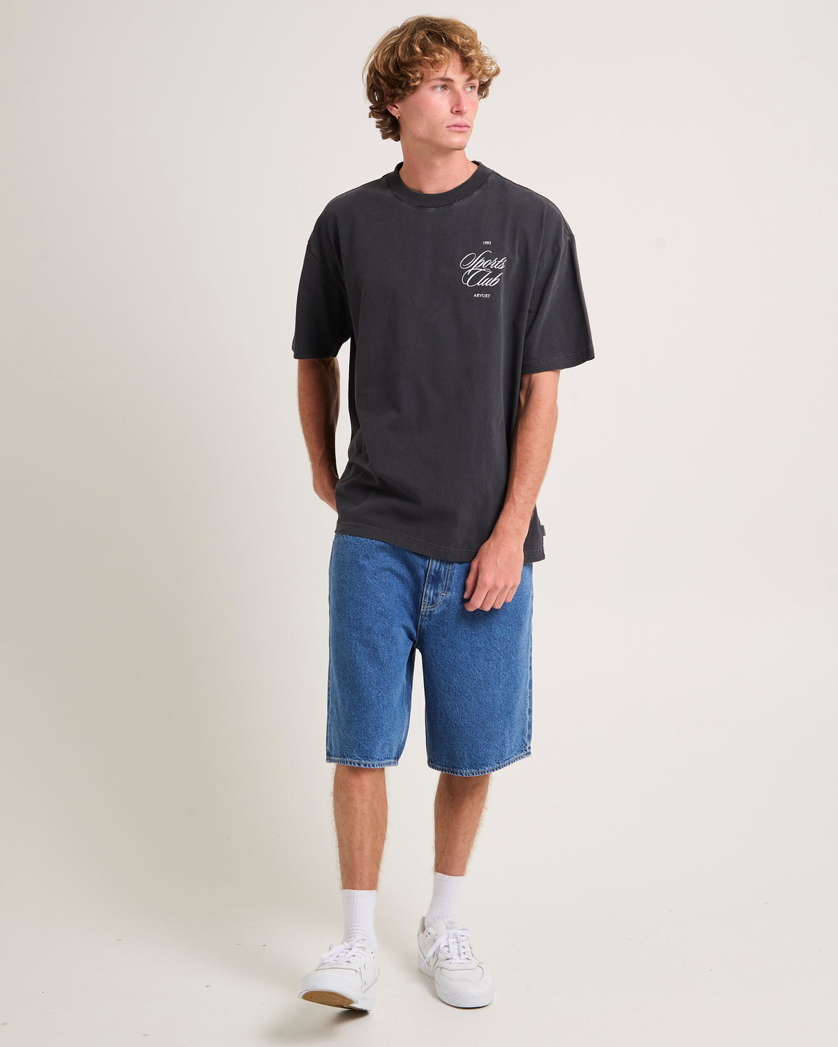 Club T-Shirt WASHED BLACK