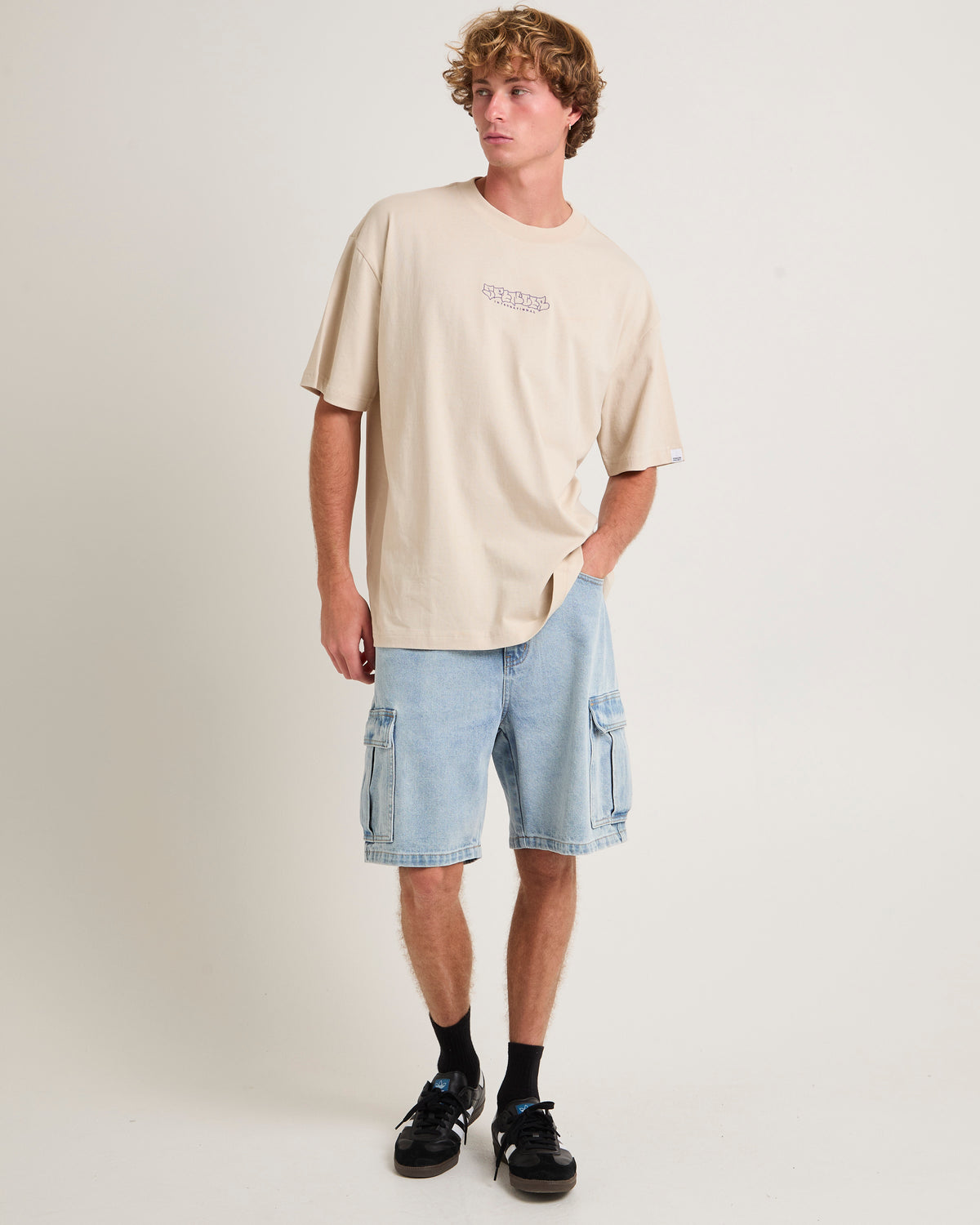 Throwie T-Shirt PEBBLE