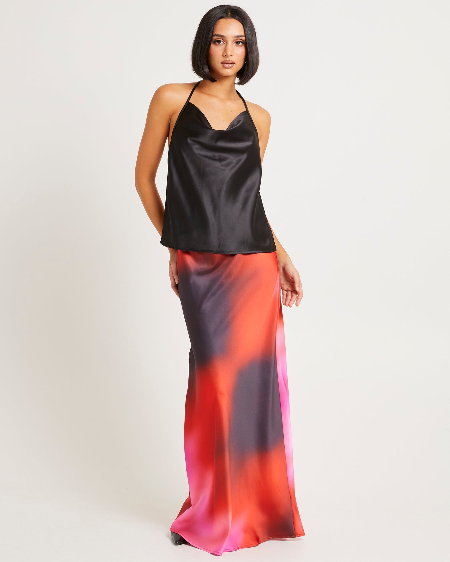 Nova Cowl Neck Halter Top