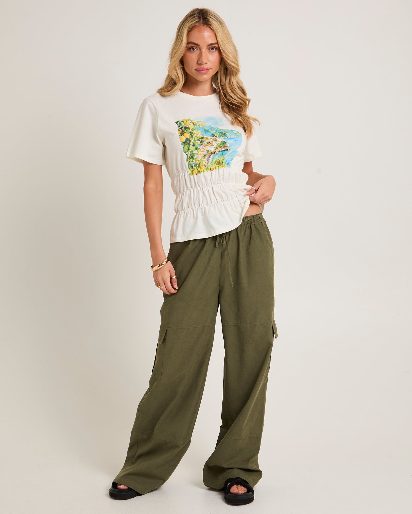 Mia Drap Cargo Pants