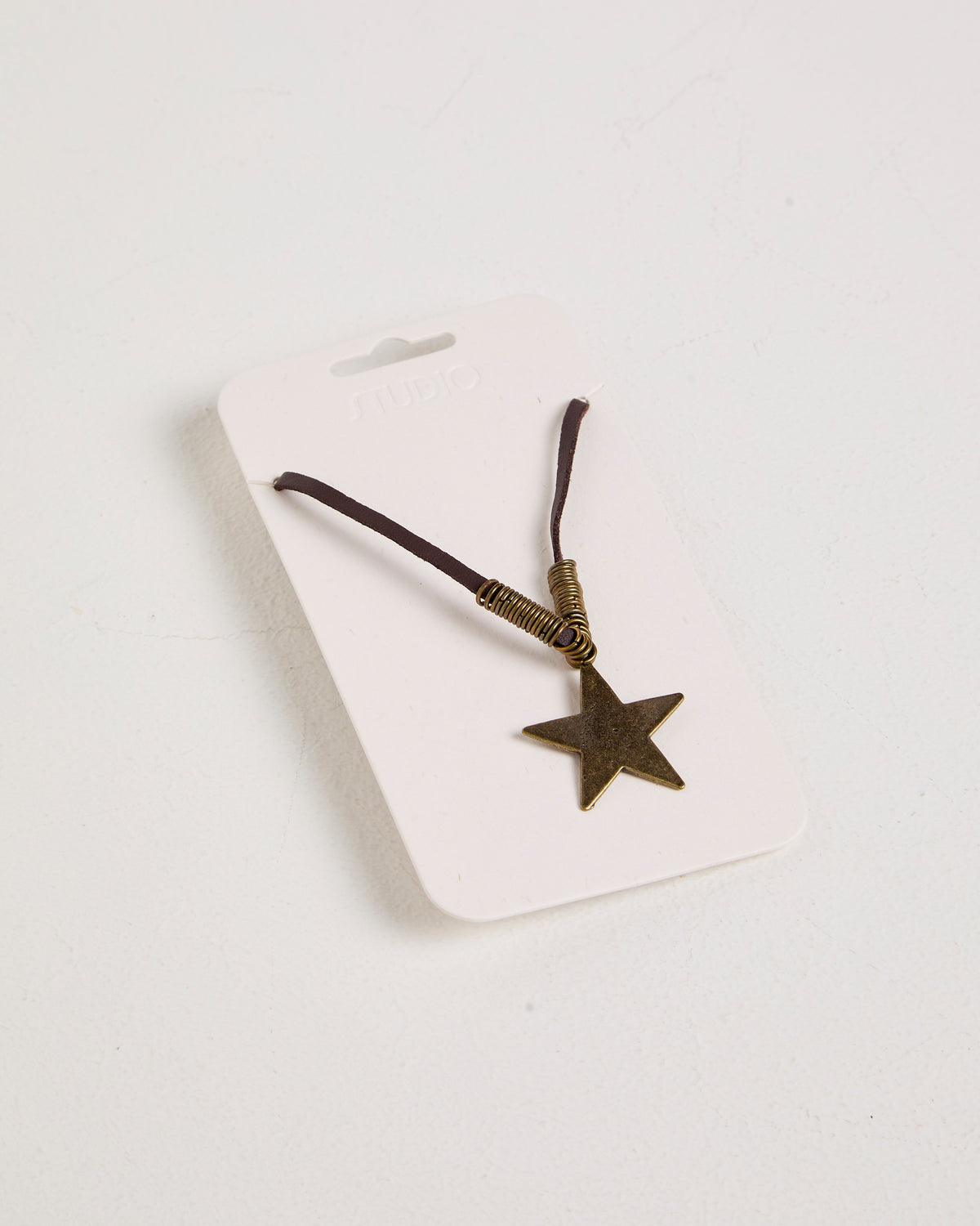 Texas Western Star Necklace BRUSHED GOLD