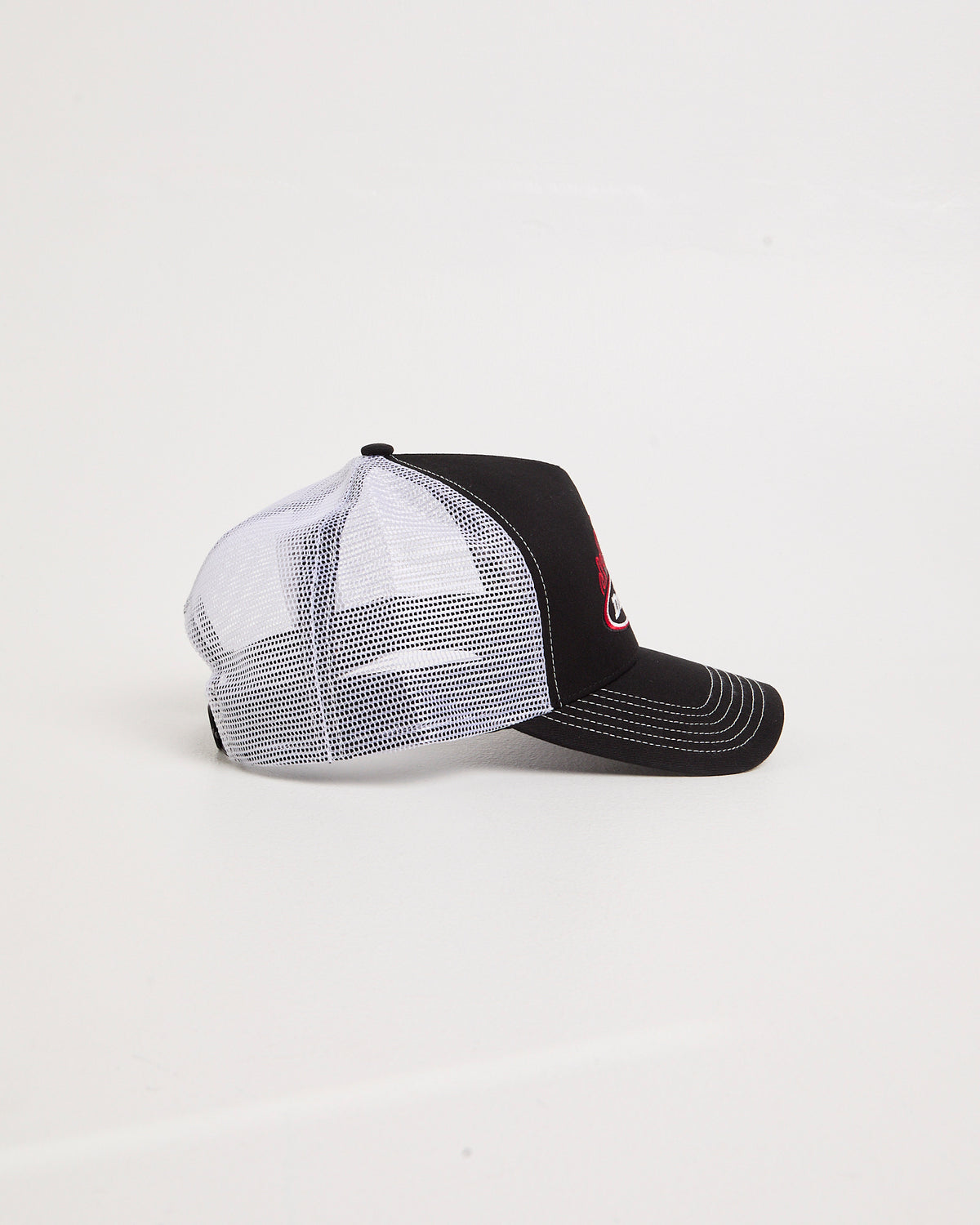 Fire Boy Trucker Cap BLACK/WHITE