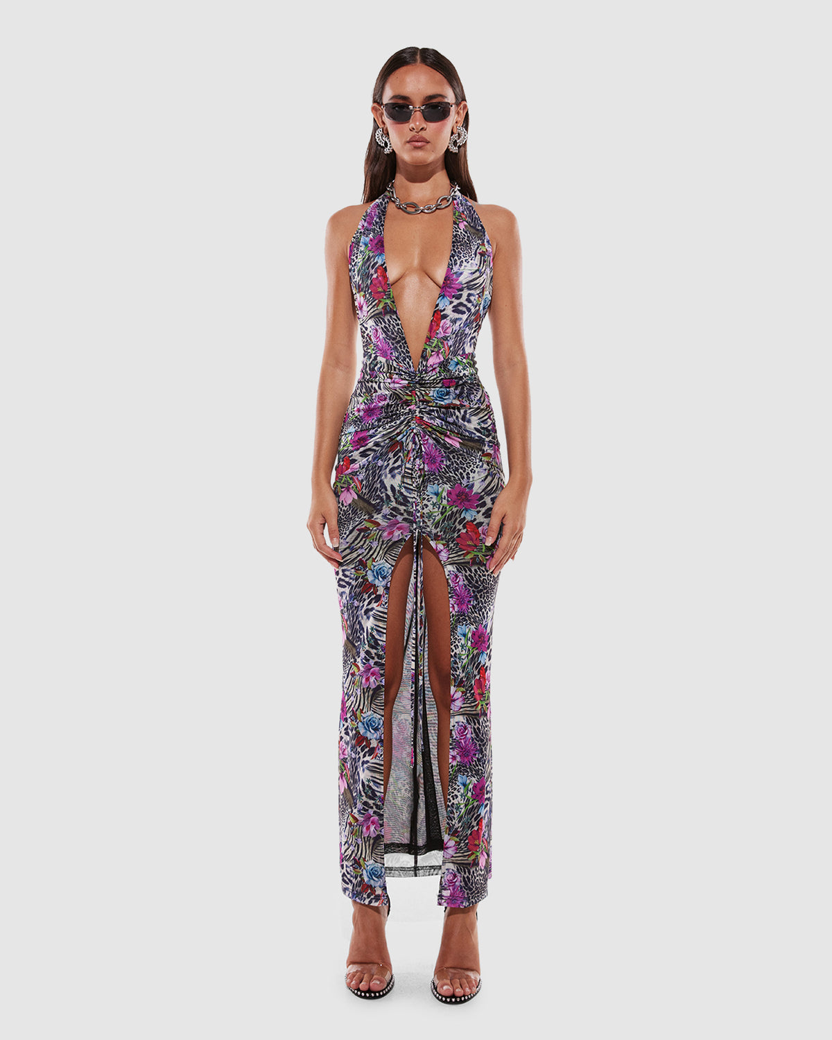 Nicolette Maxi Dress ROWLAND PRINT