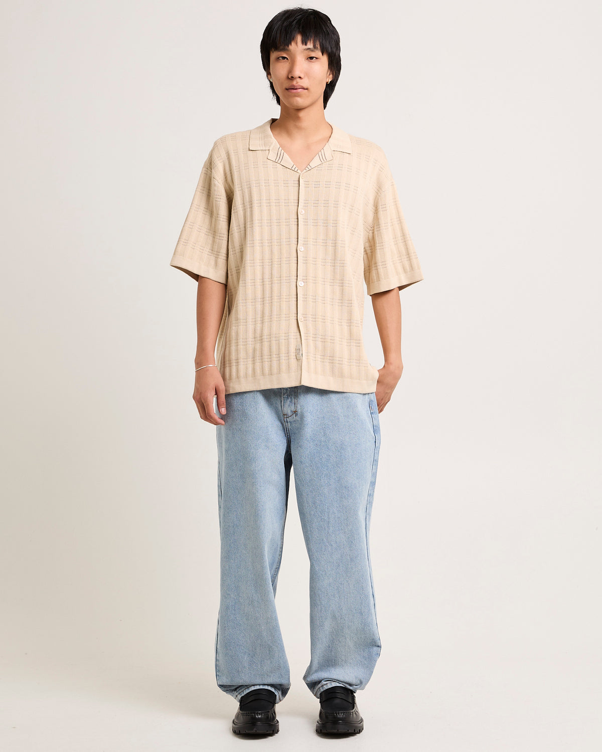 Hayes Knit Short Sleeve Resort Shirt OAT