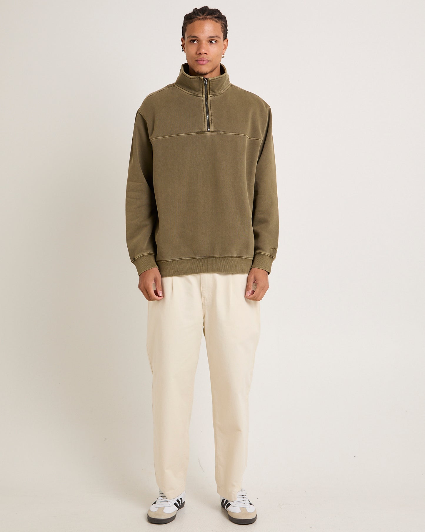 Script 1/4 Zip Fleece Jumper