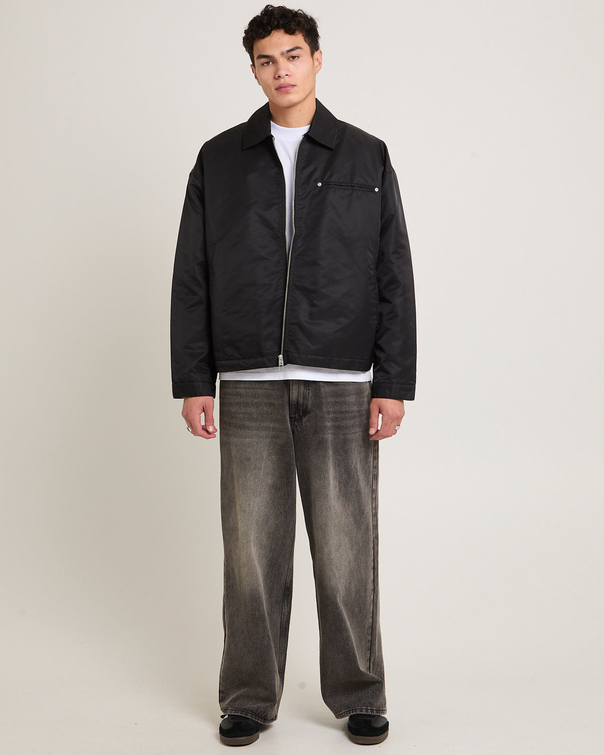 Work Shacket BLACK