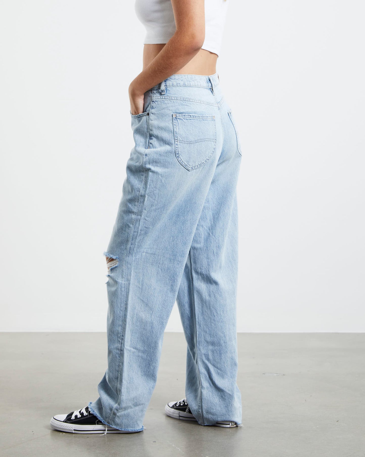 High Baggy Denim Jeans