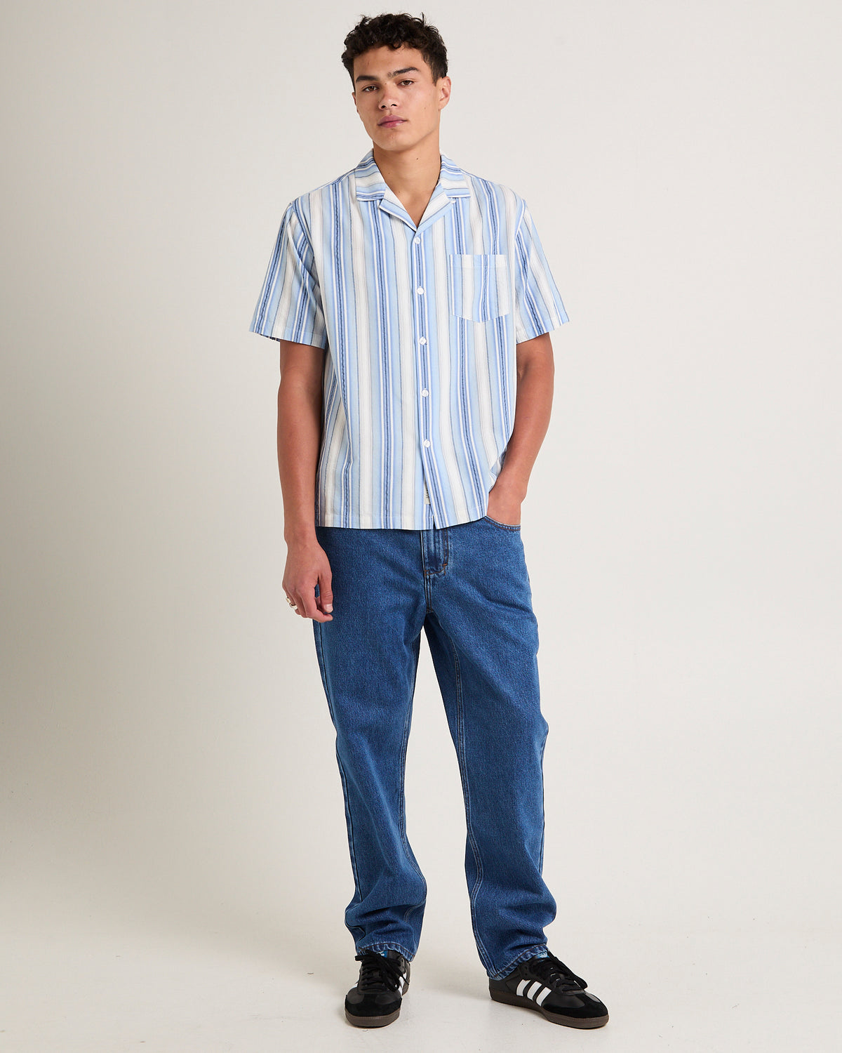 Reunion Straight Leg Denim Jeans CAPRI INDIGO