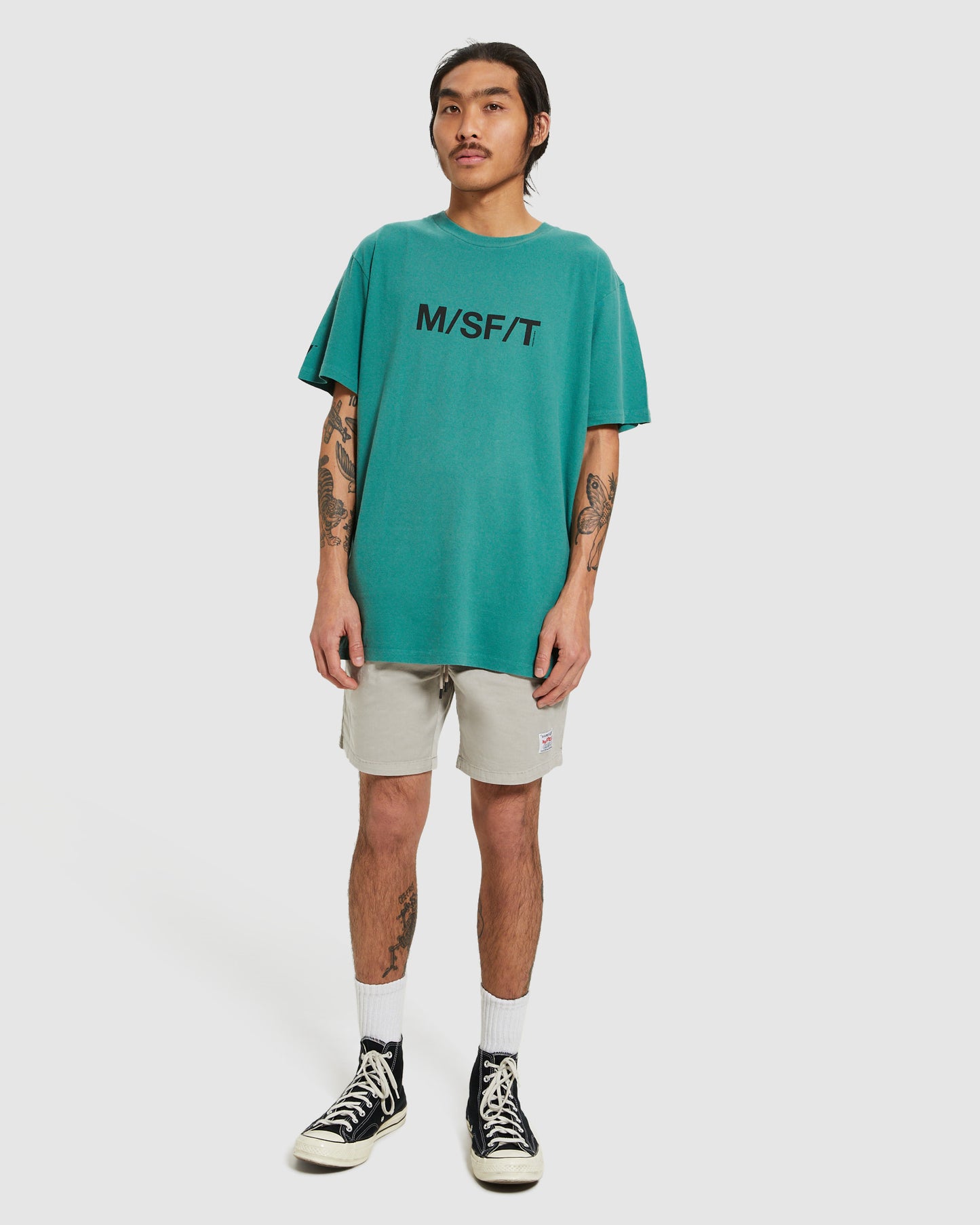 Suspended Particle Shorts Pigment Grey