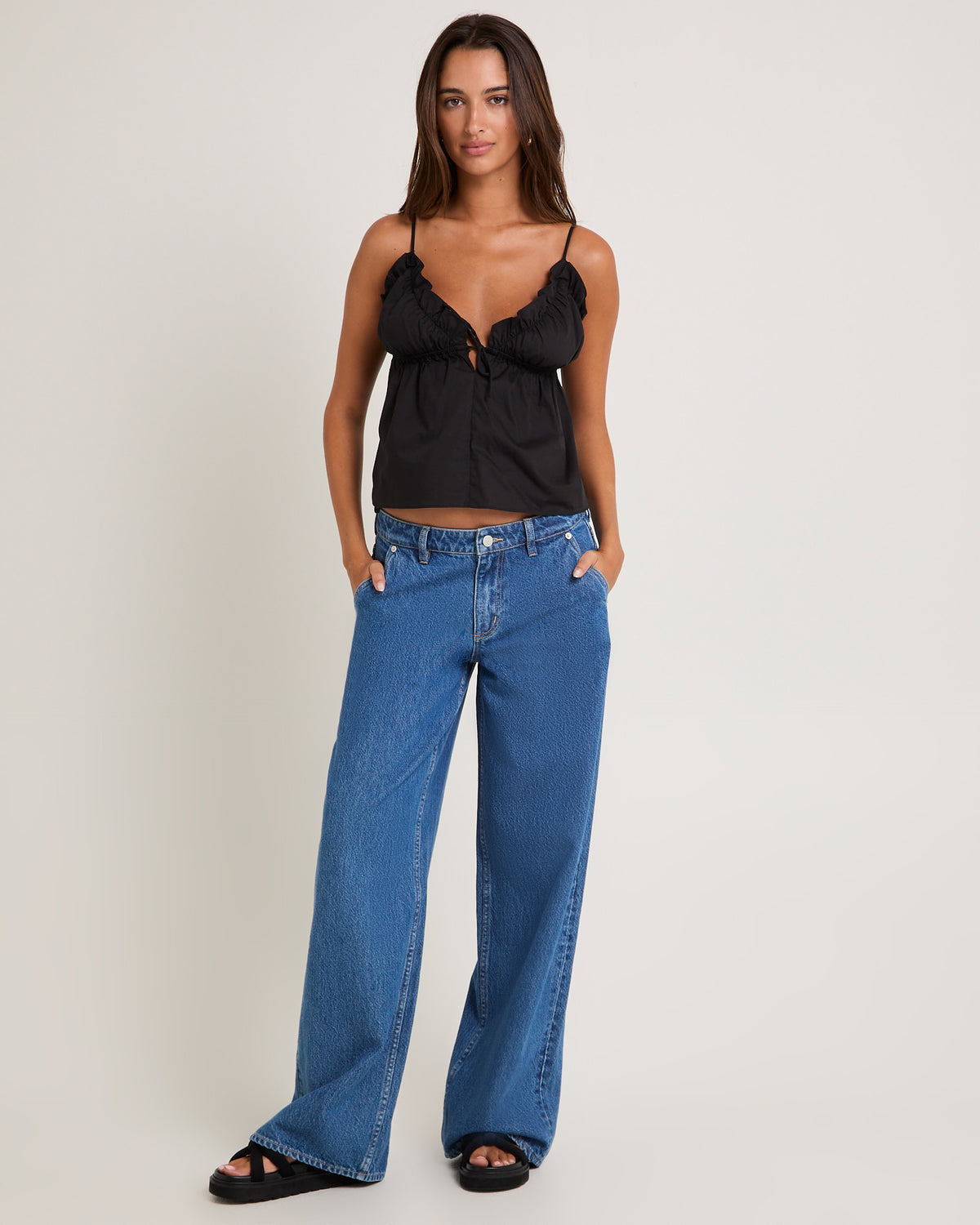 Low Slouch Jeans BLUE QUARTER