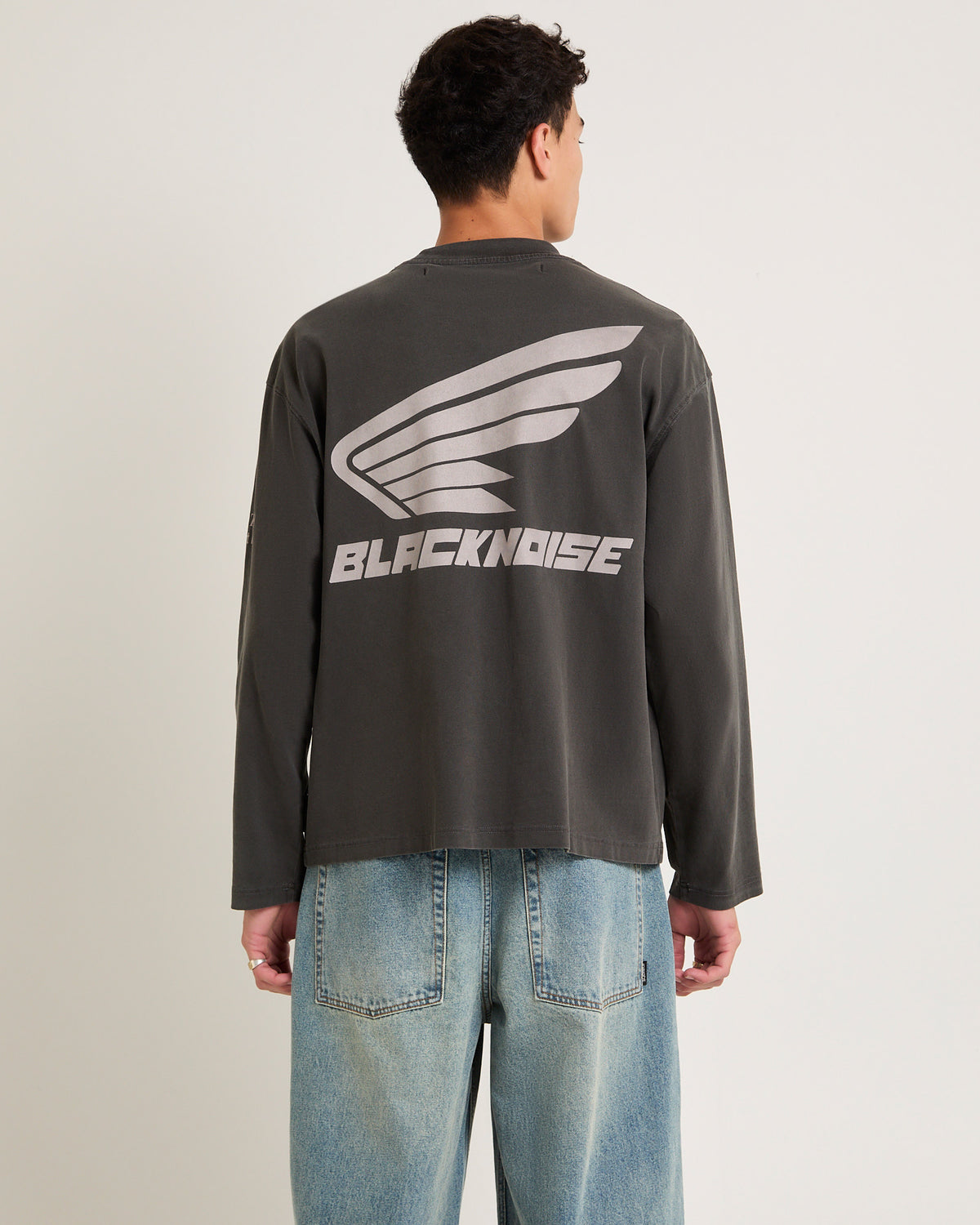 Civic Long Sleeve T-Shirt WASHED BLACK