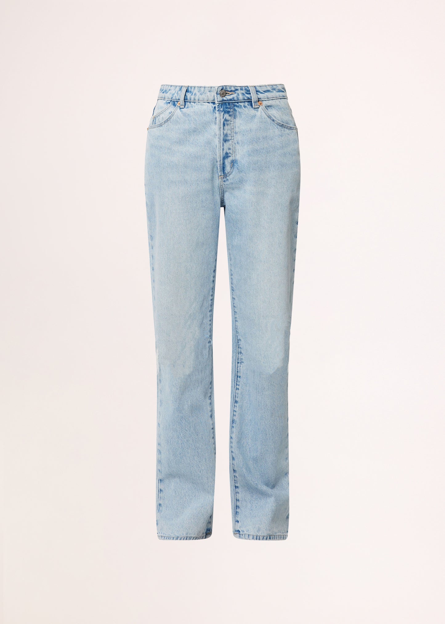 90's Relaxed Denim Jeans Long Beach Worn