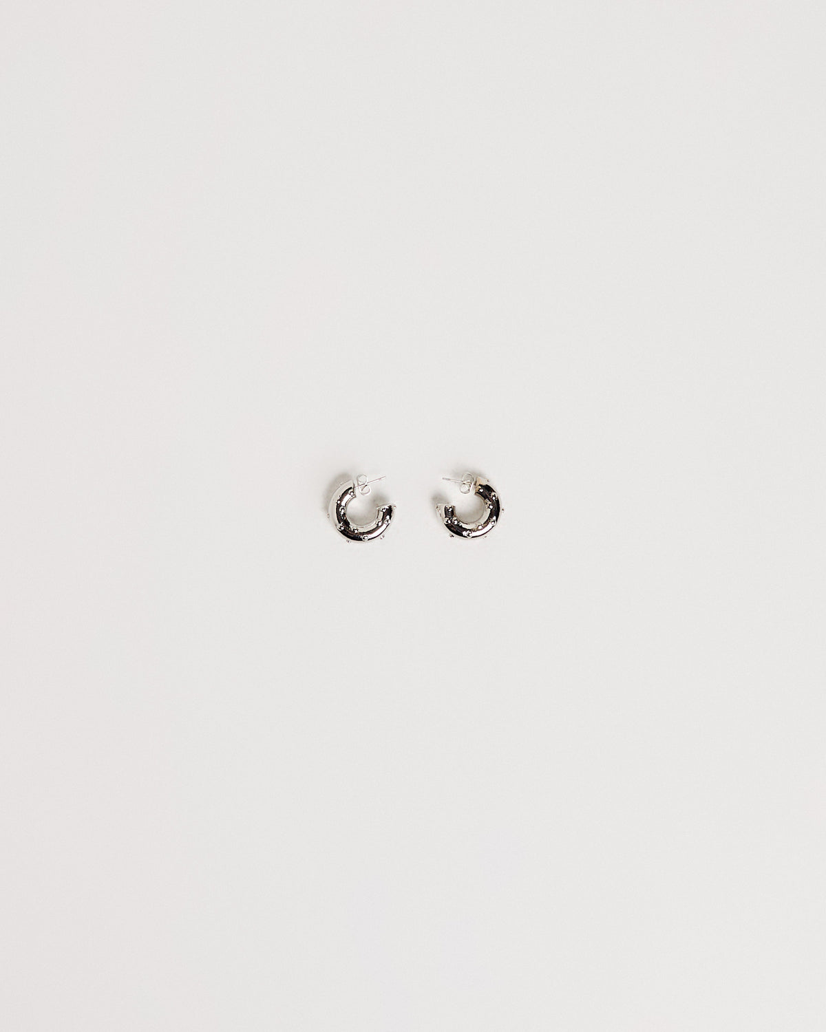 Ollie Hoop Earrings SILVER