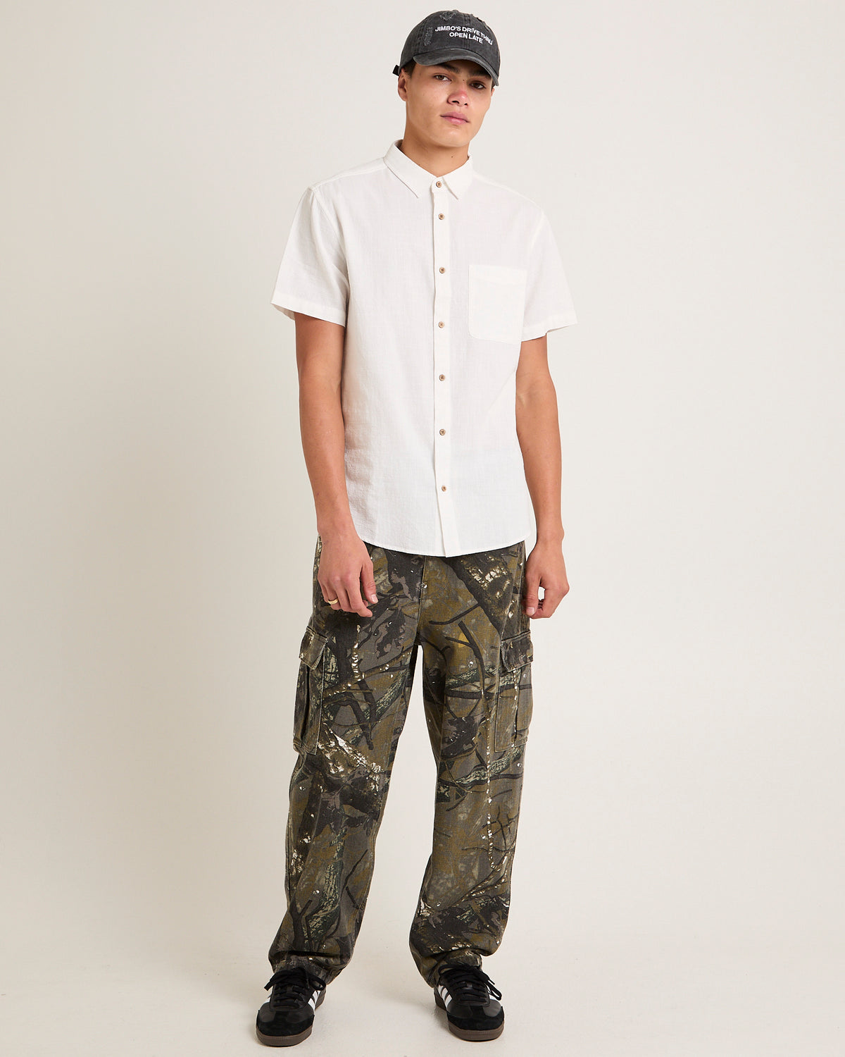 Louie Short Sleeve Shirt WHITE