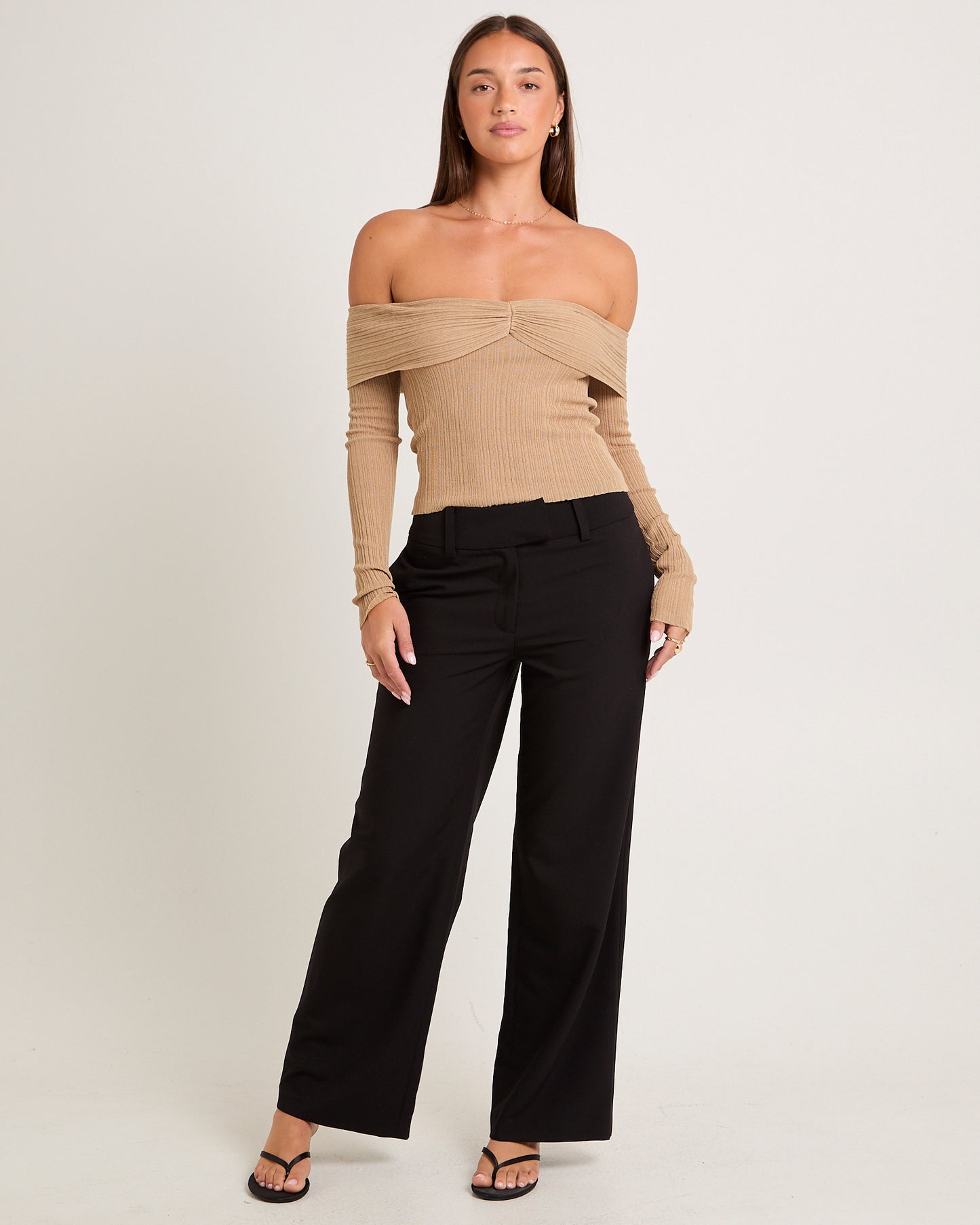 Tully Off Shoulder Knit Top