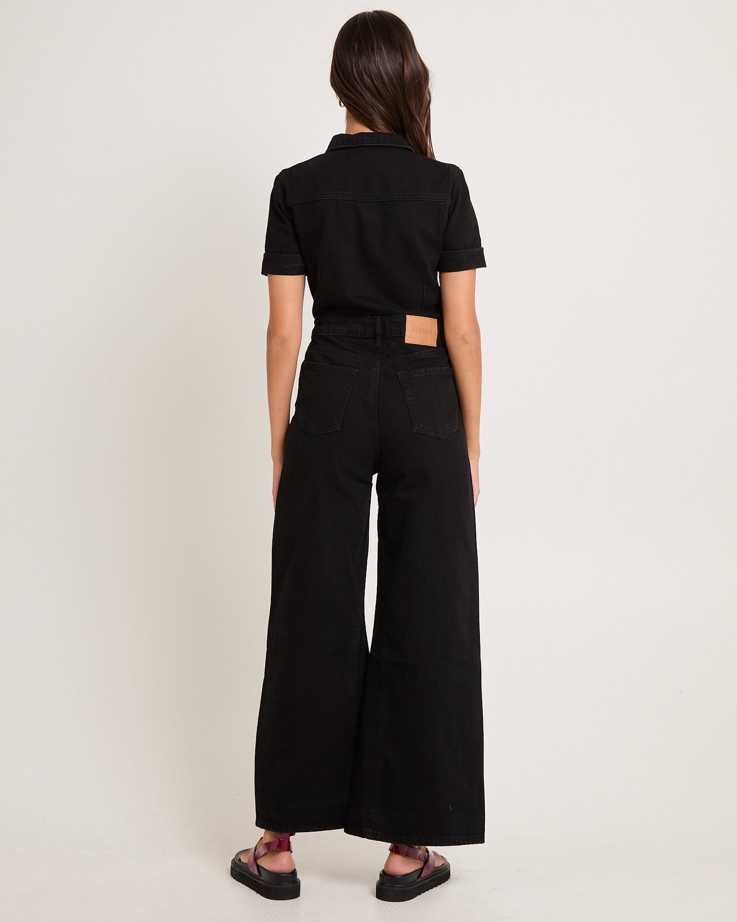 Miami Denim Flared Jumpsuit