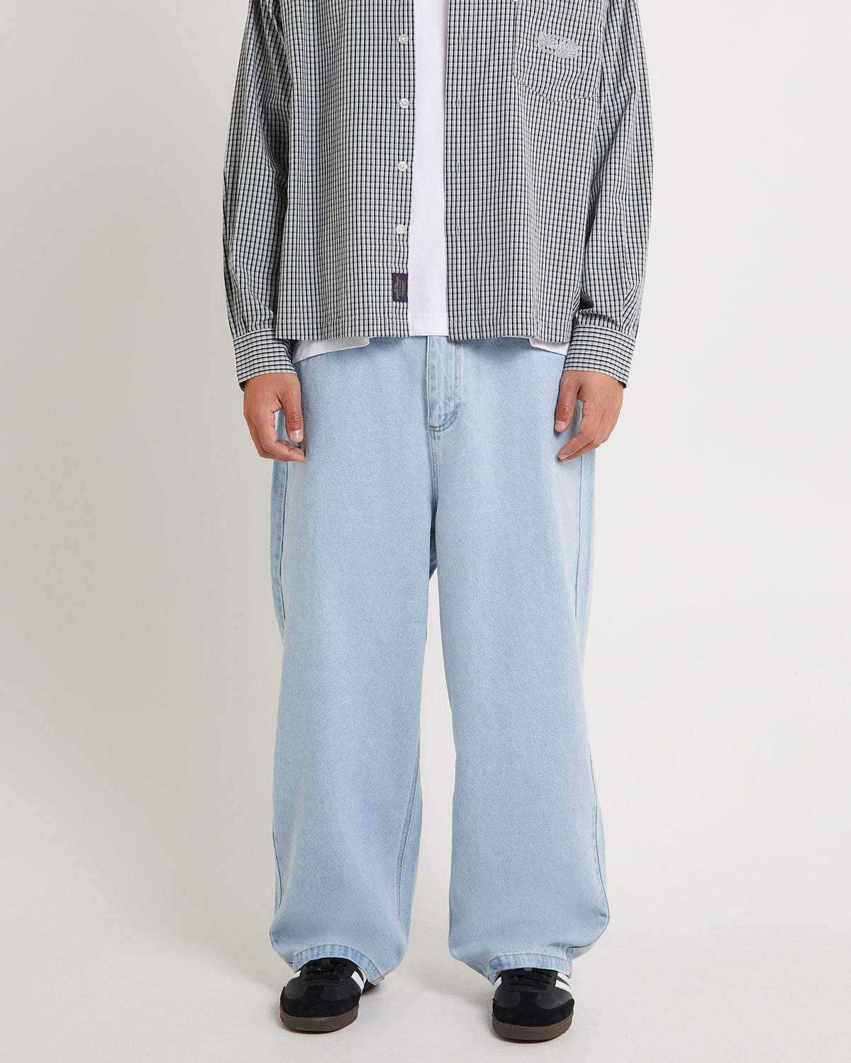Super Wide Boy Denim Jeans 90'S LIGHT BLUE