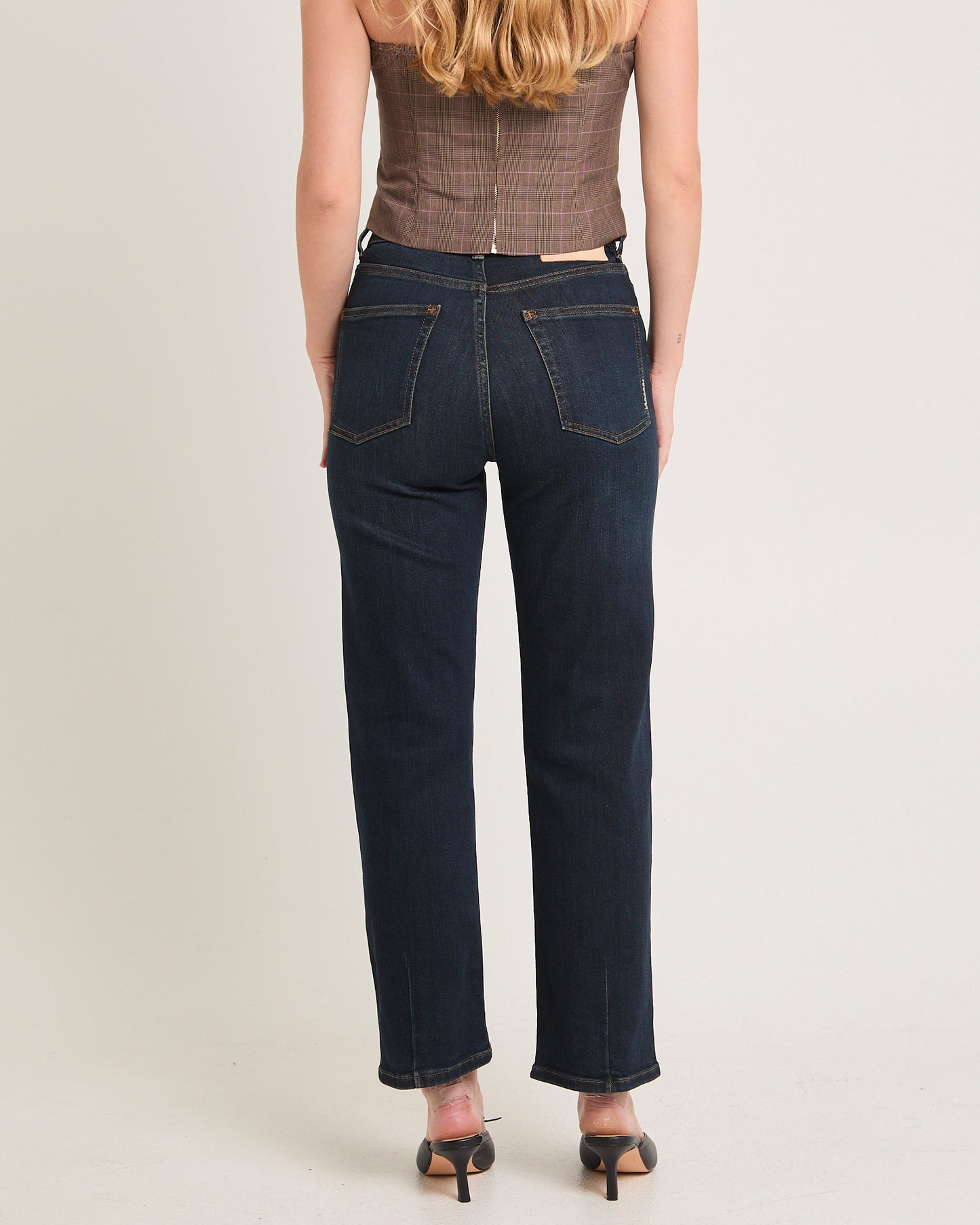 Nico Straight Denim Jeans Selene