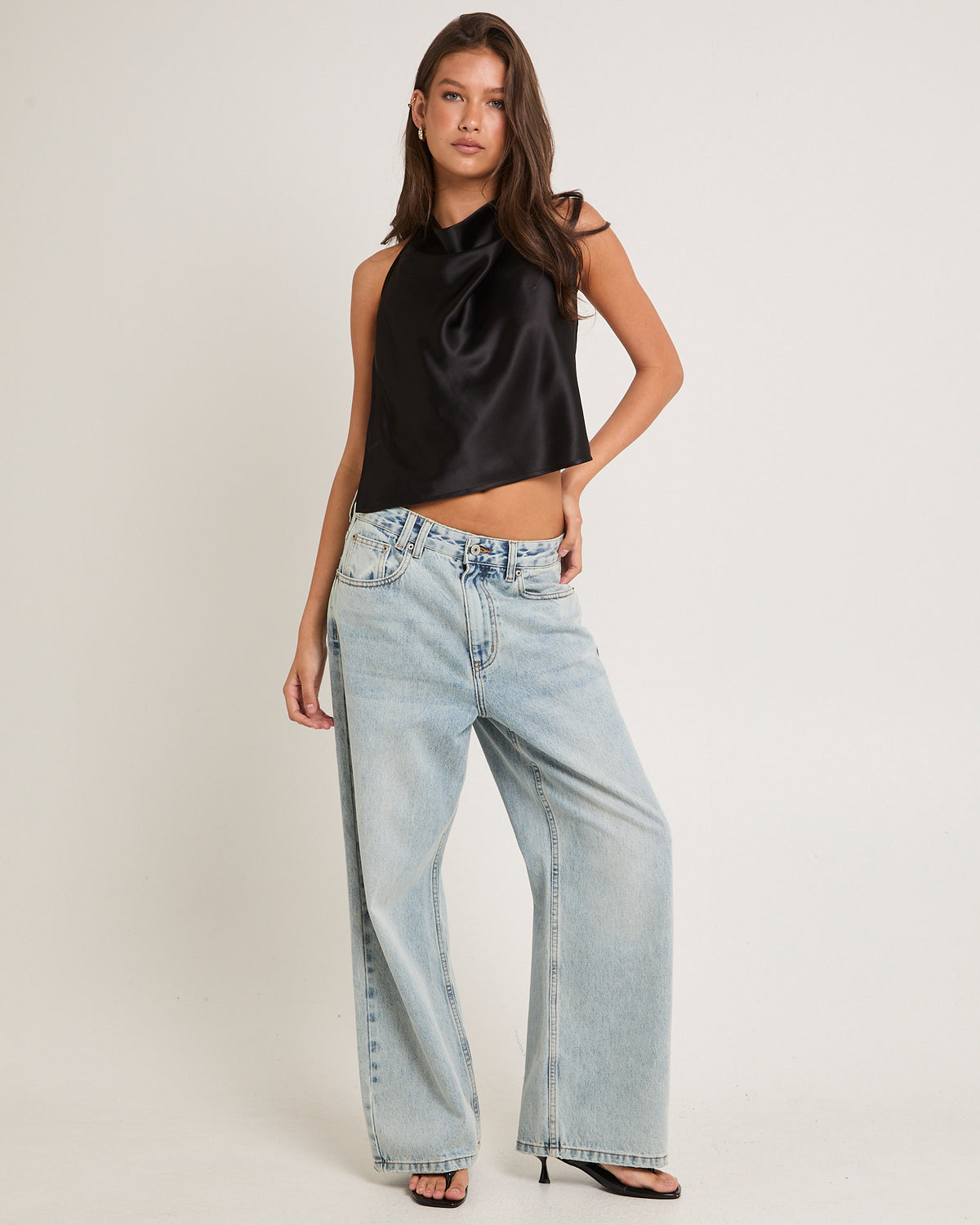 Rez Maxi Baggy Denim Jeans Petite VINTAGE TINT