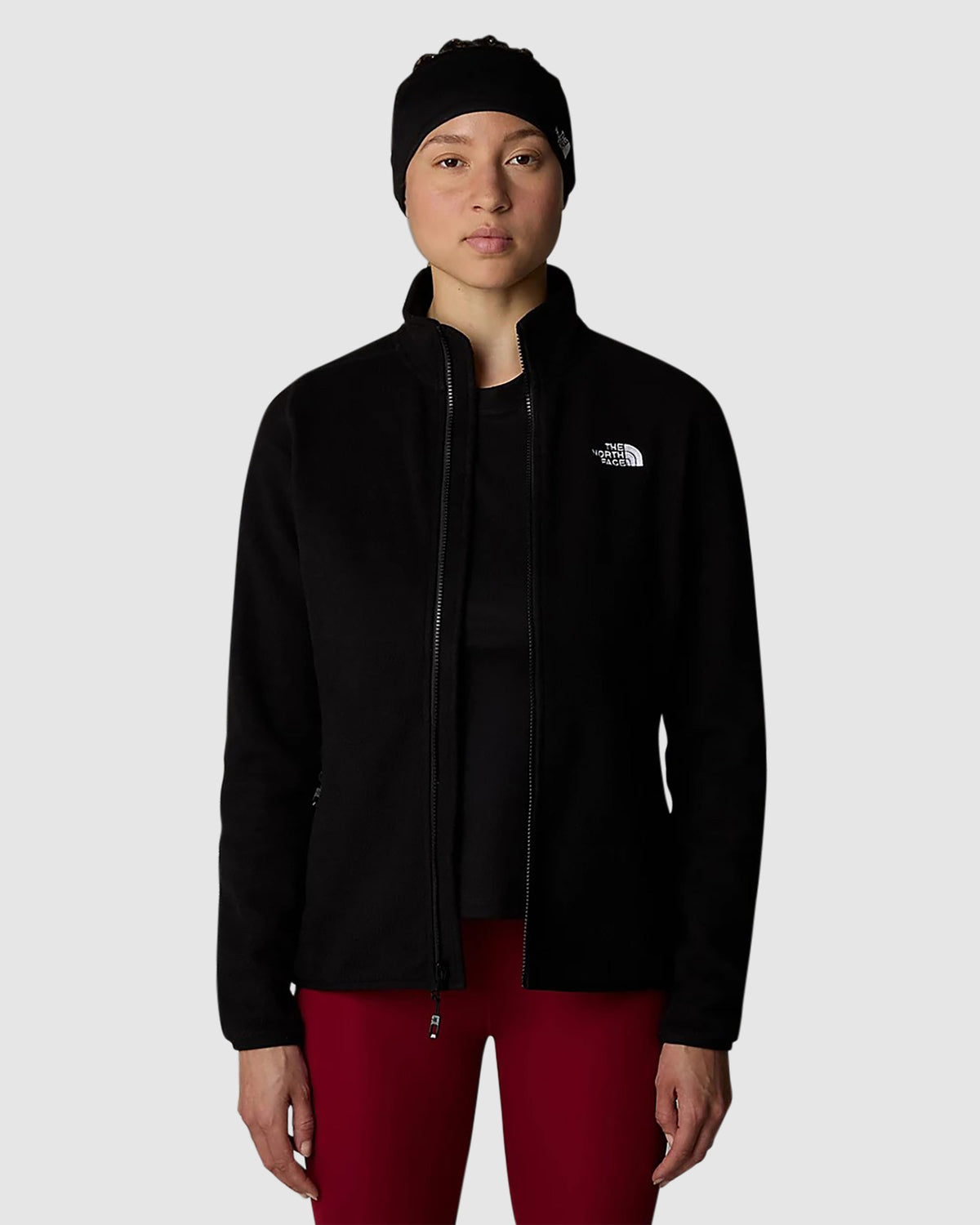 Women's 100 Glacier Full-Zip Fleece TNF BLACK