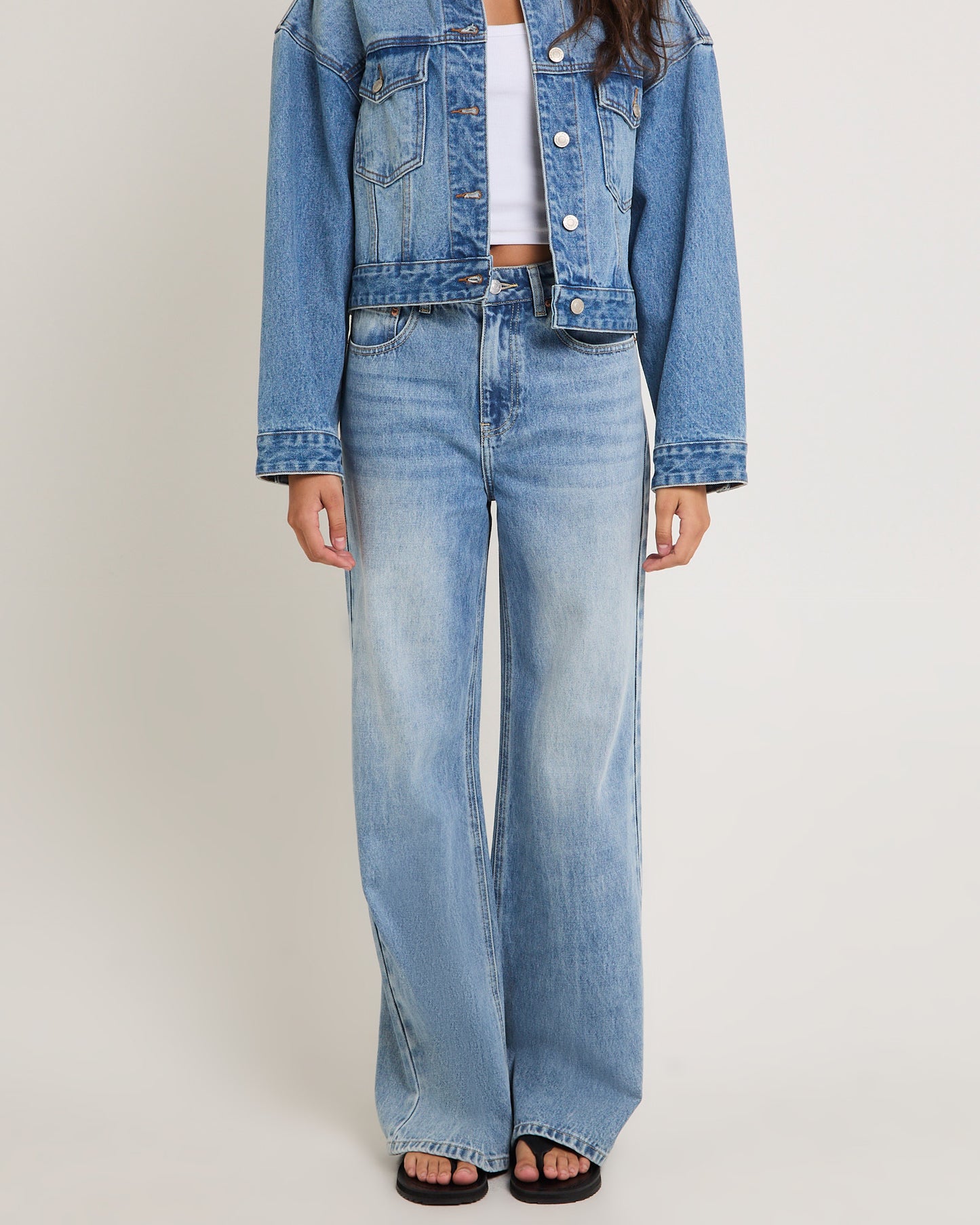 Wren High & Wide Denim Jeans