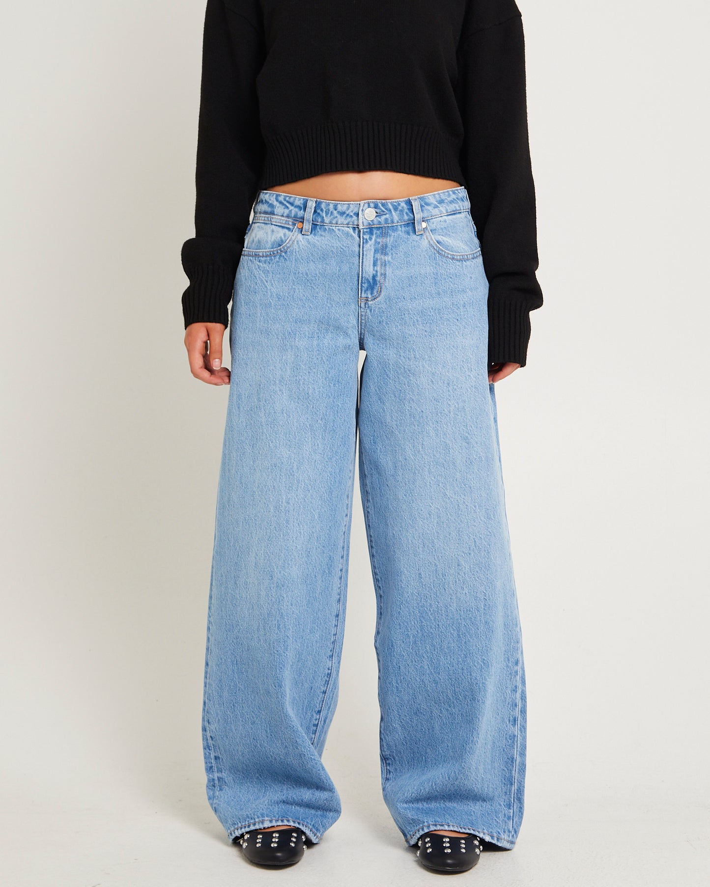 Low Farrah Baggy Denim Jeans Blue River