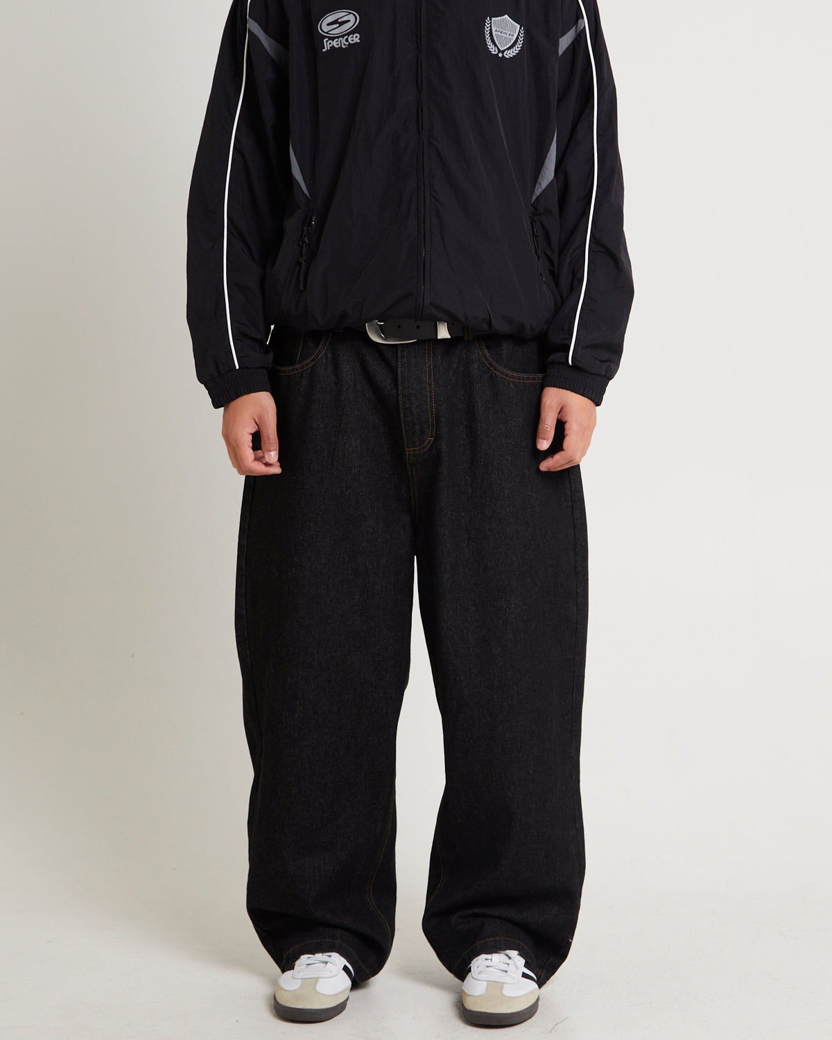 Super Wide Boy Denim Jeans BLACK