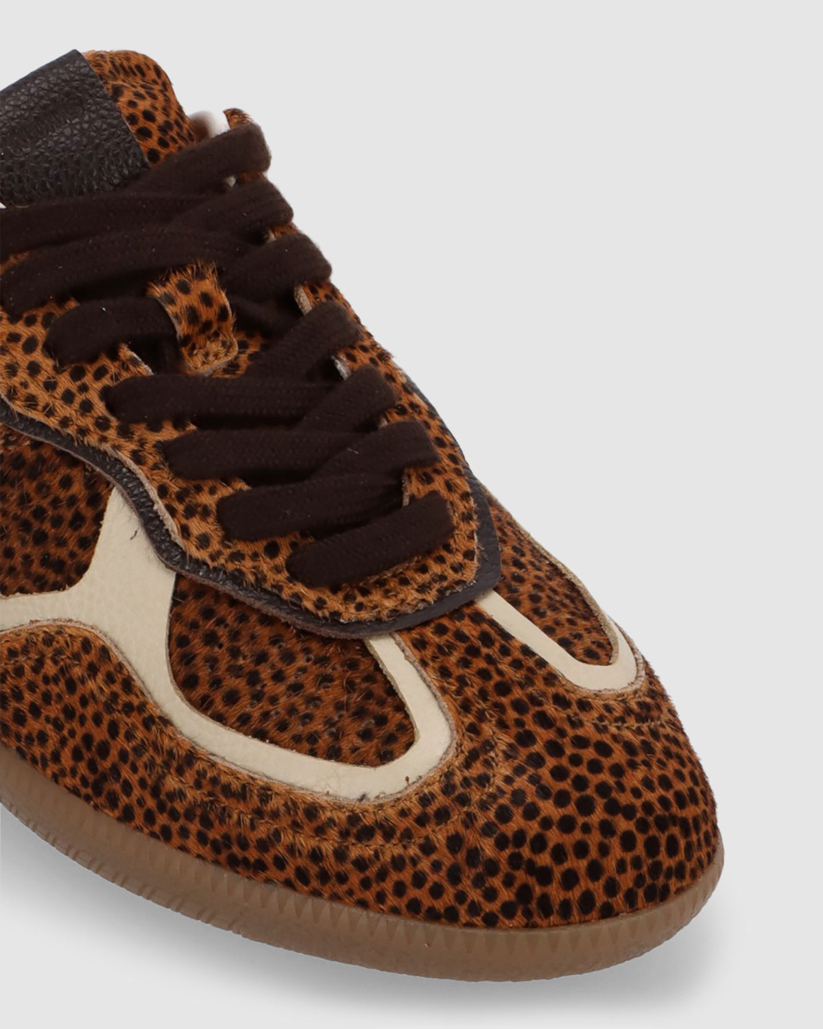 Tb.490 Rife Soft Tan Leather Sneakers LEOPARD