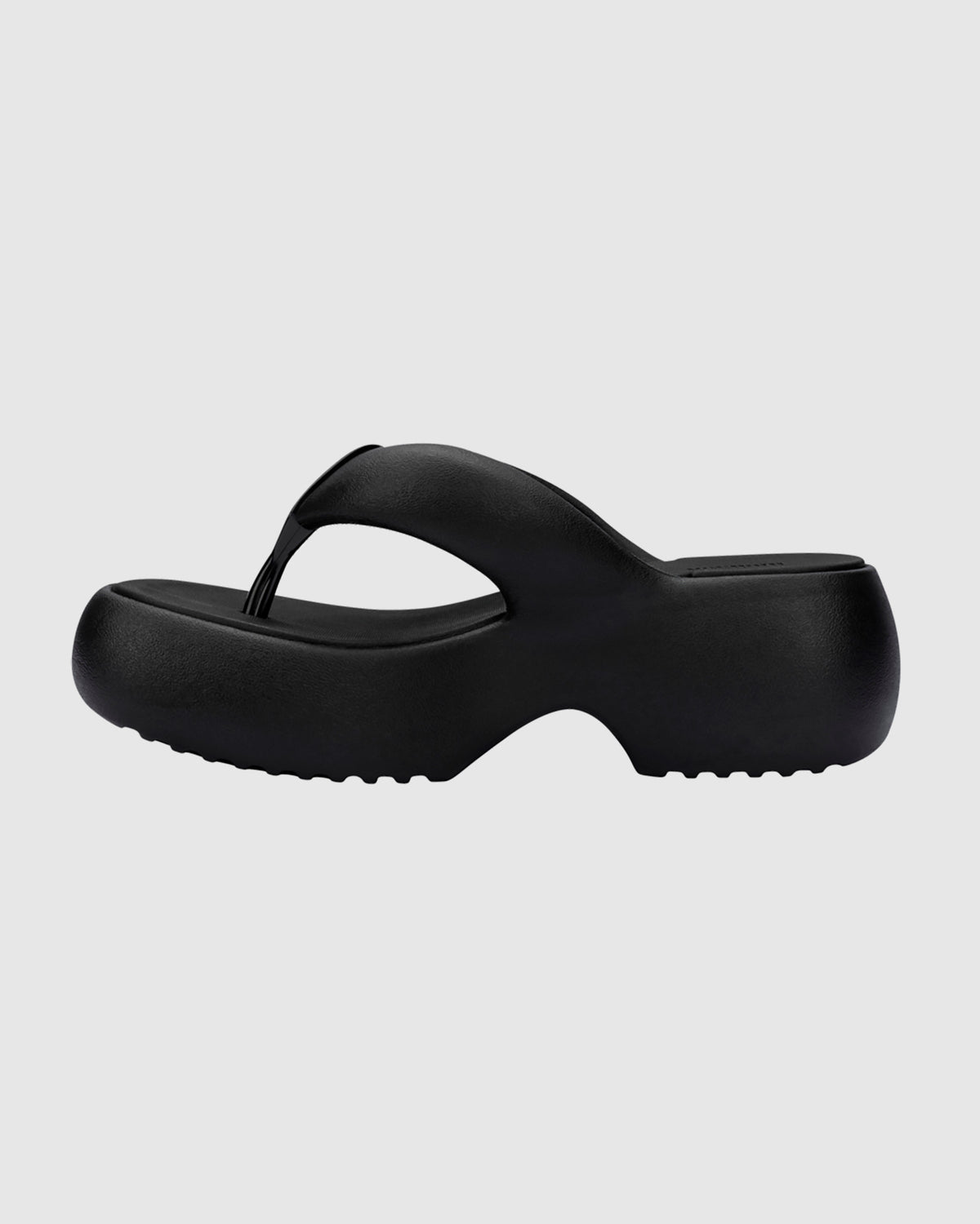Melissa Free Fuzzy Platform BLACK
