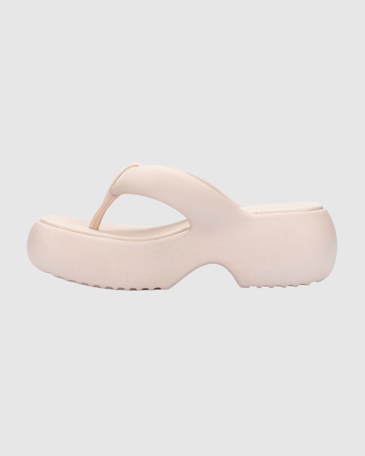 Melissa Free Fuzzy Platform BEIGE