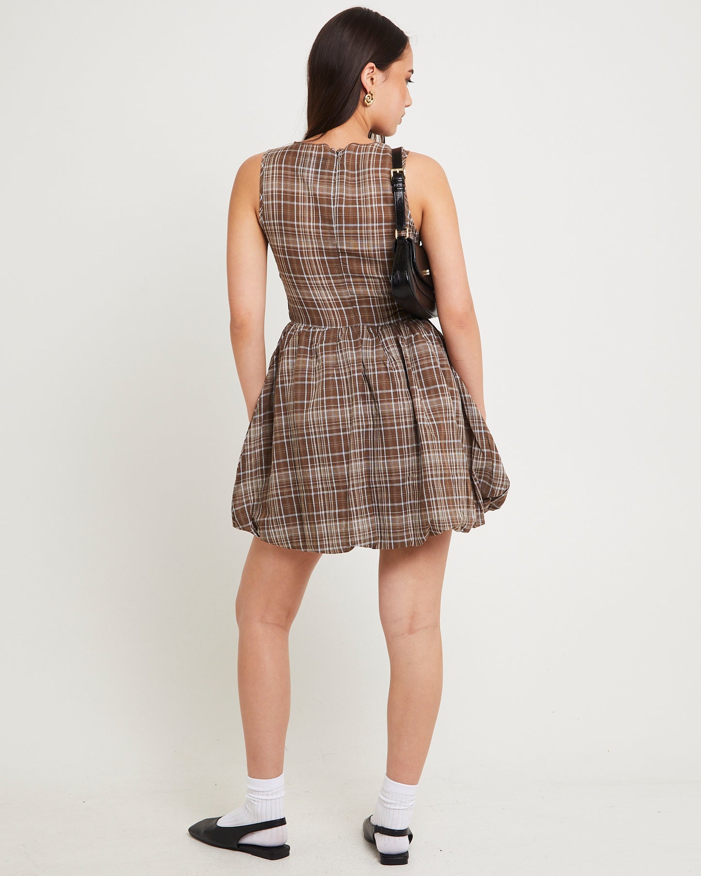 Juno Check Mini Dress