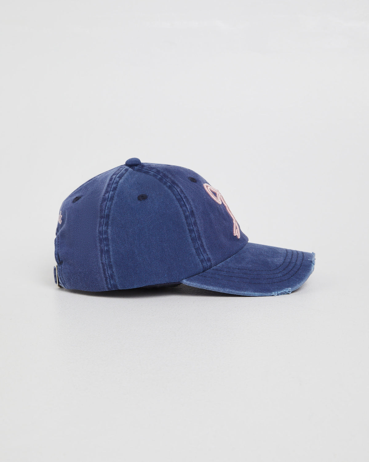 Mimi Bow Distressed Cap NAVY