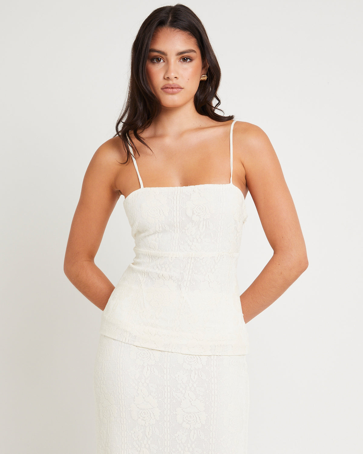 Doiley Lace Cami CREAM