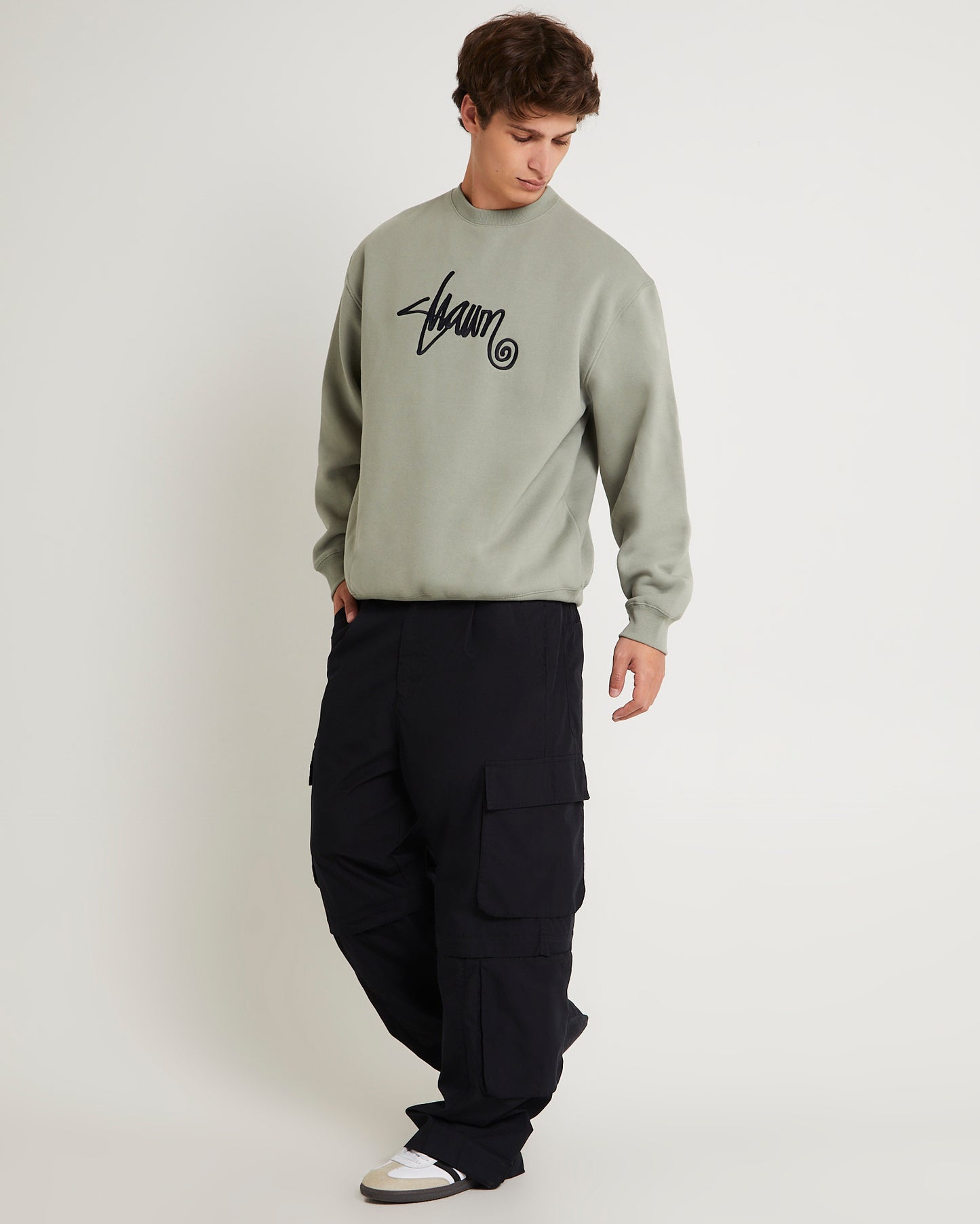Shawn Script Crew Sweatshirt