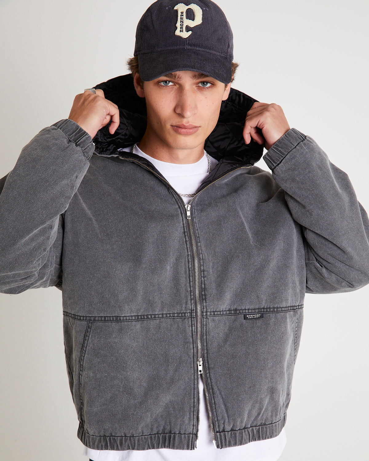 Phoenix Work Jacket WASHED BLACK