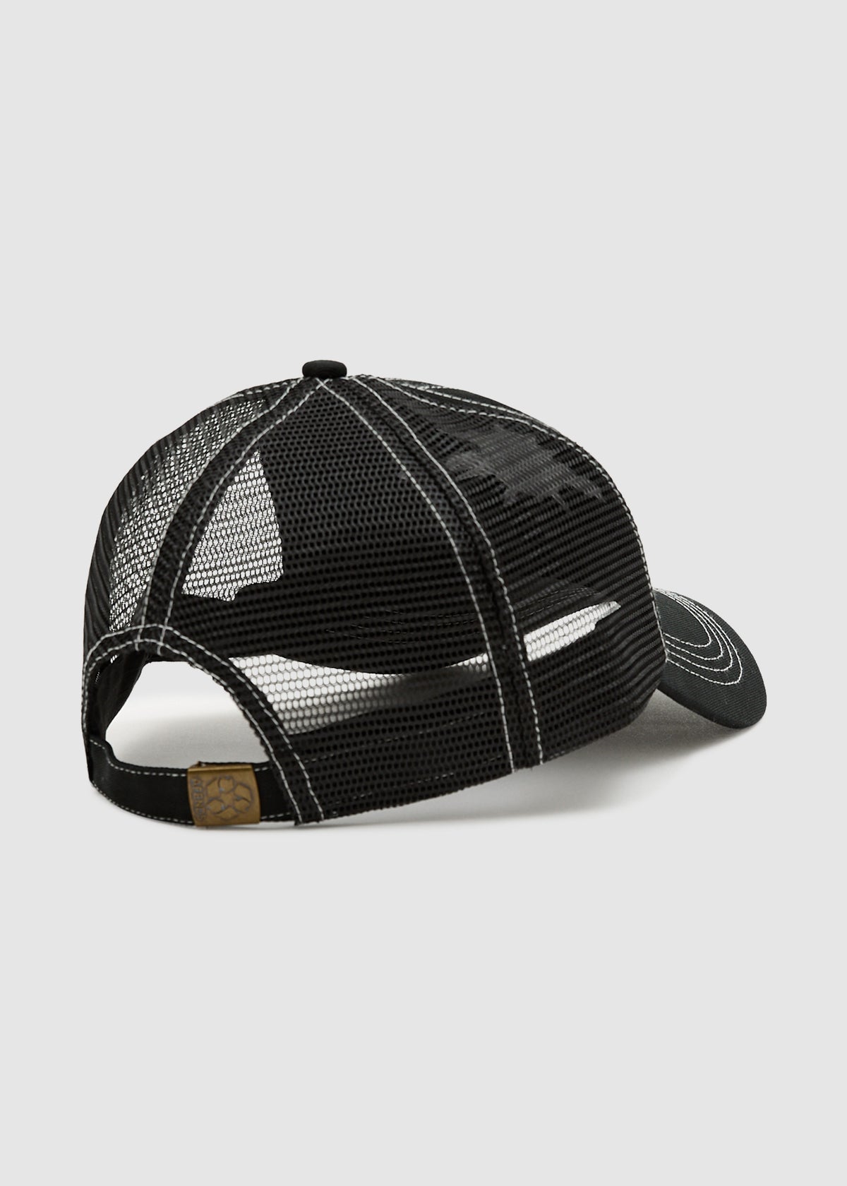 Spike Six Panelled Cap BLACK