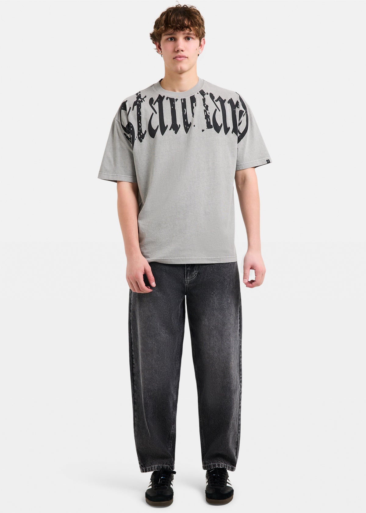 Wide Boy Denim Jeans TINTED GREY
