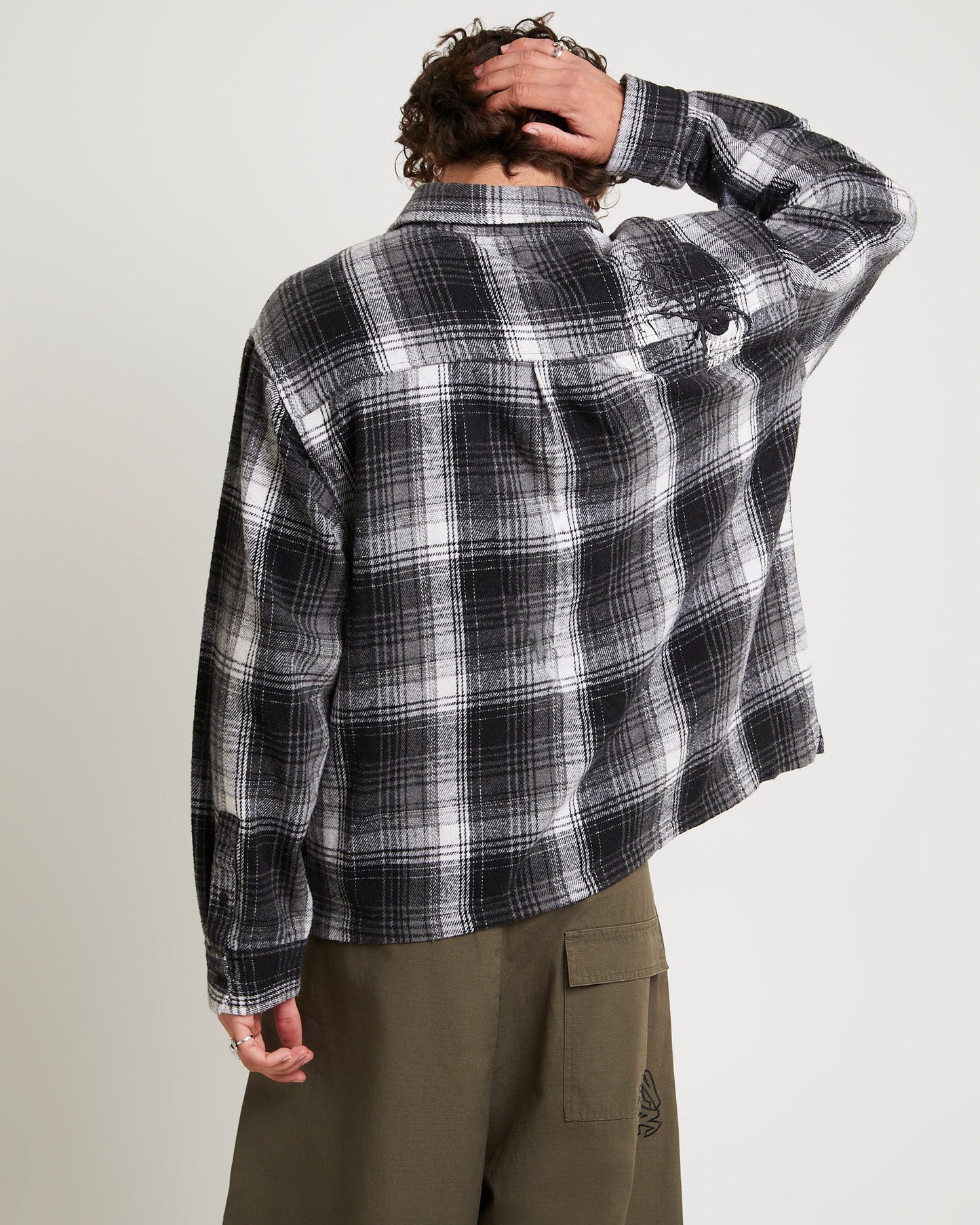 Web Long Sleeve Flannel Shirt