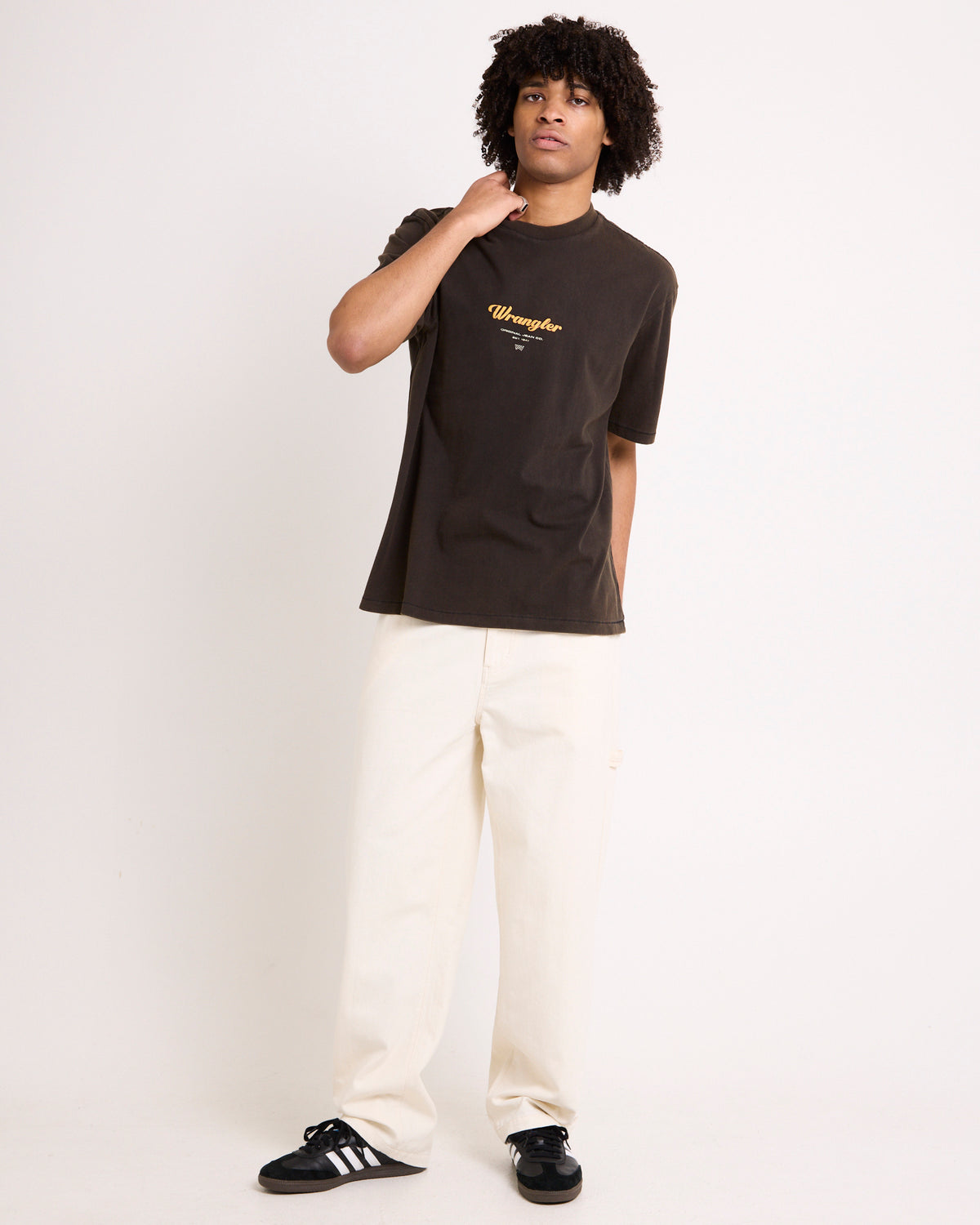 North Elm Slacker T-Shirt WORN BLACK