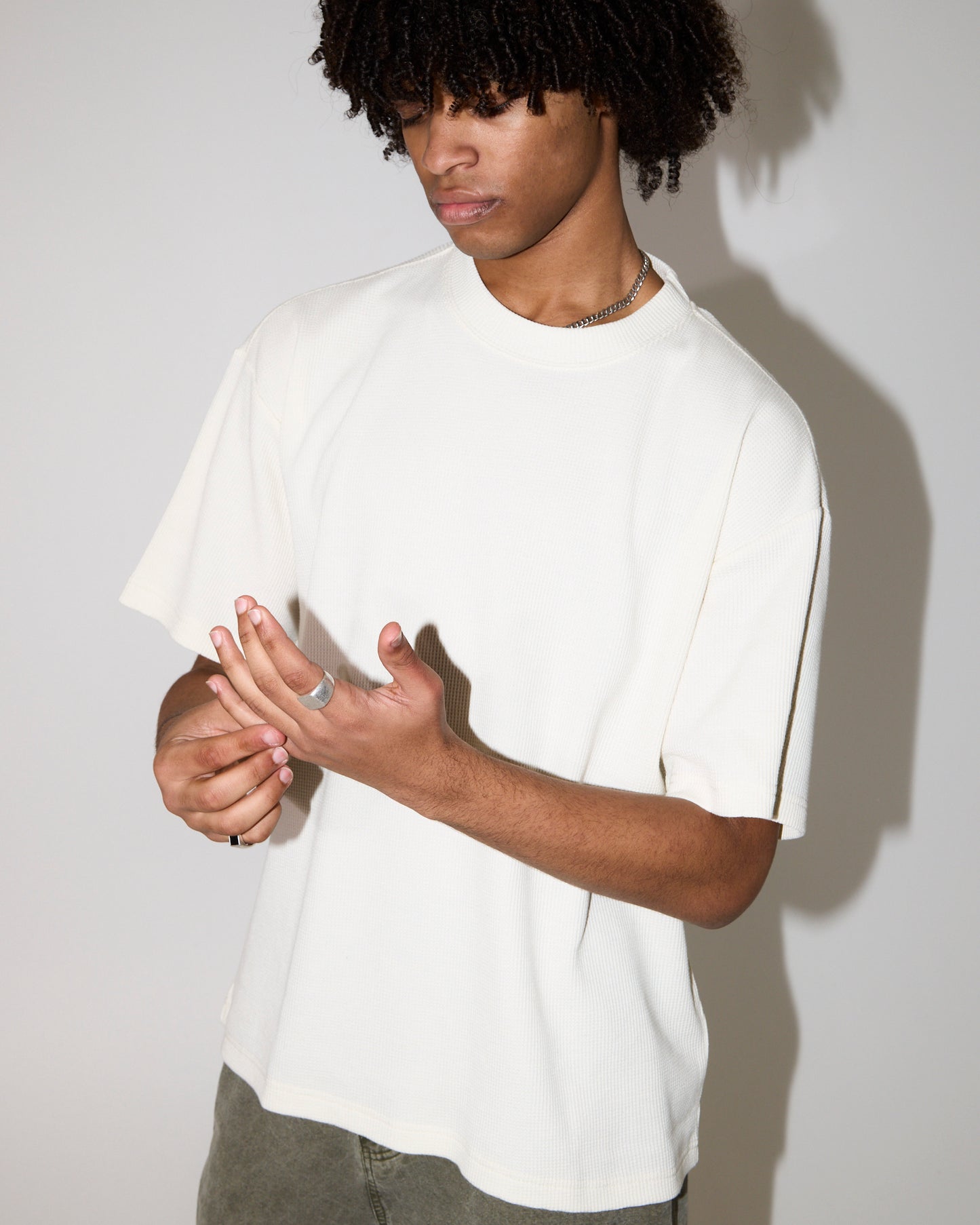 Waffle Crop T-Shirt