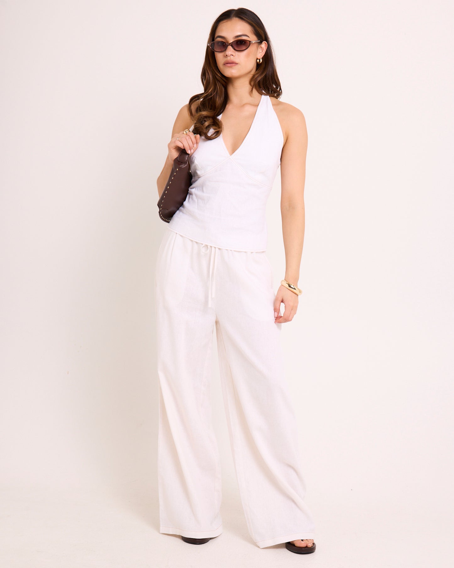 Hideaway Linen Wide Leg Pants
