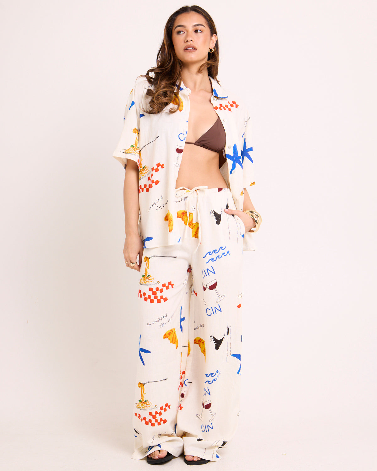 Escape Printed Short Sleeve Shirt PRINT